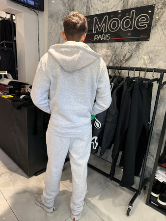 Ensemble floral Gris