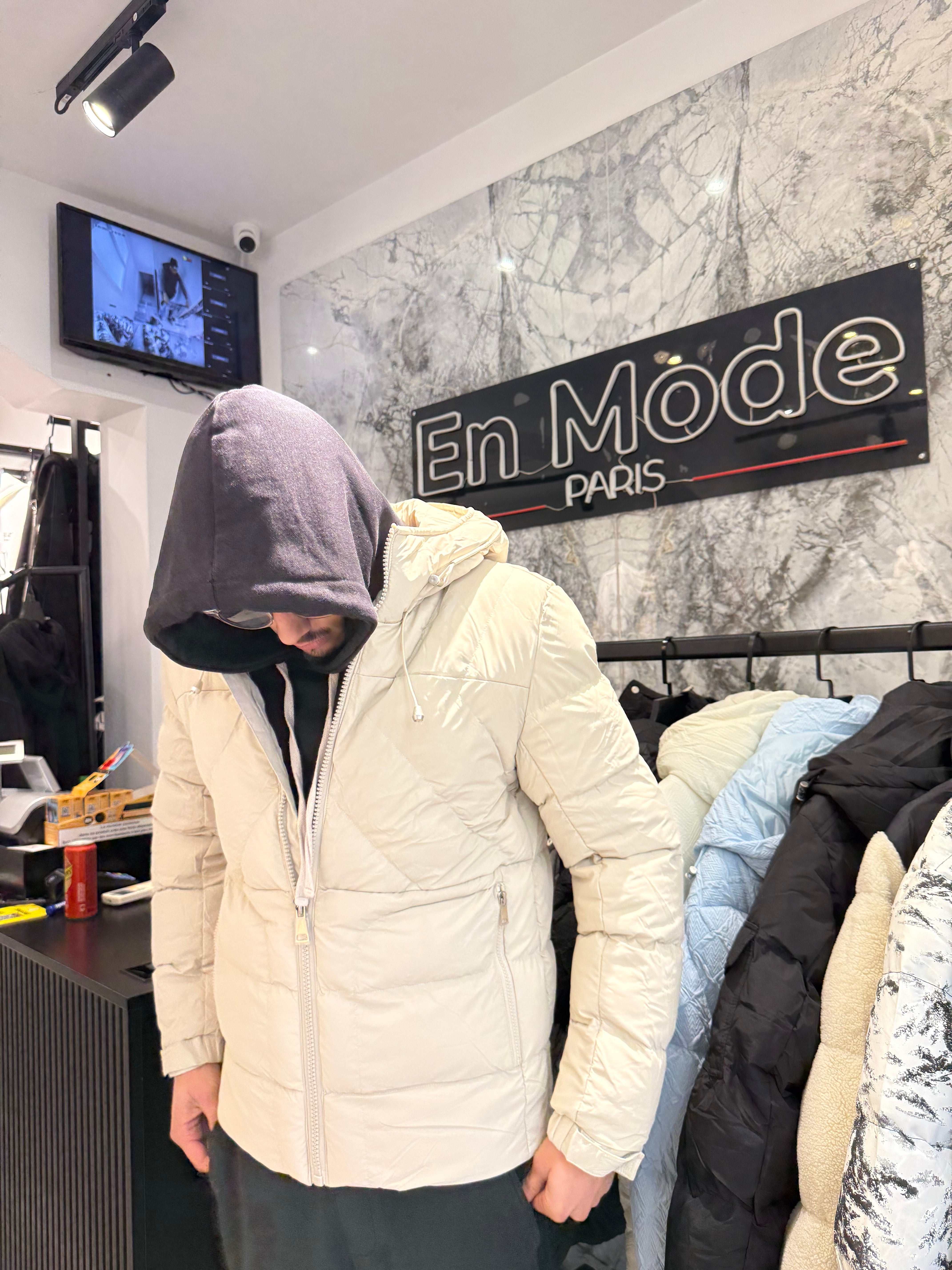 Doudoune Beige classique