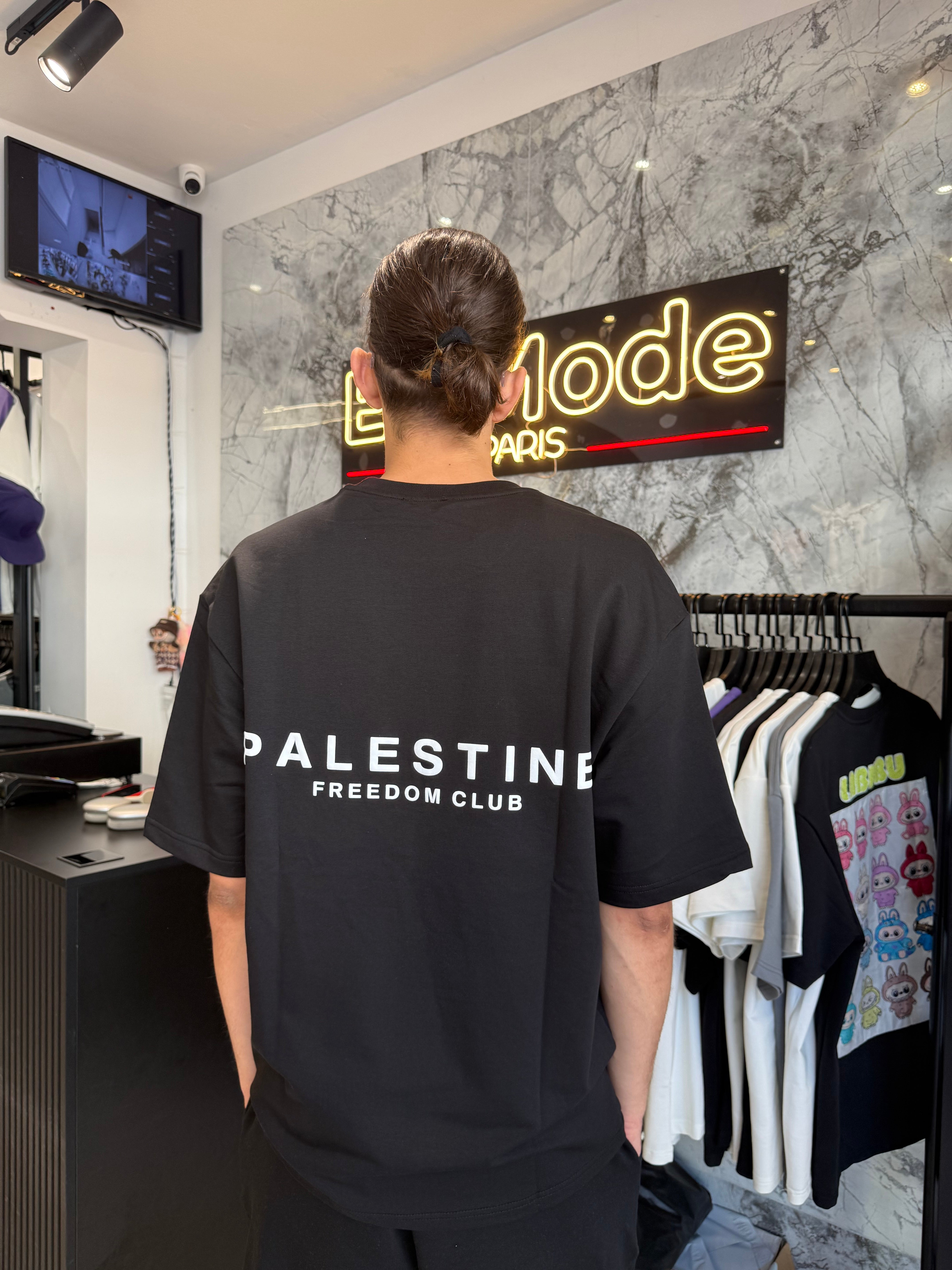 T shirt Palestine freedom Black