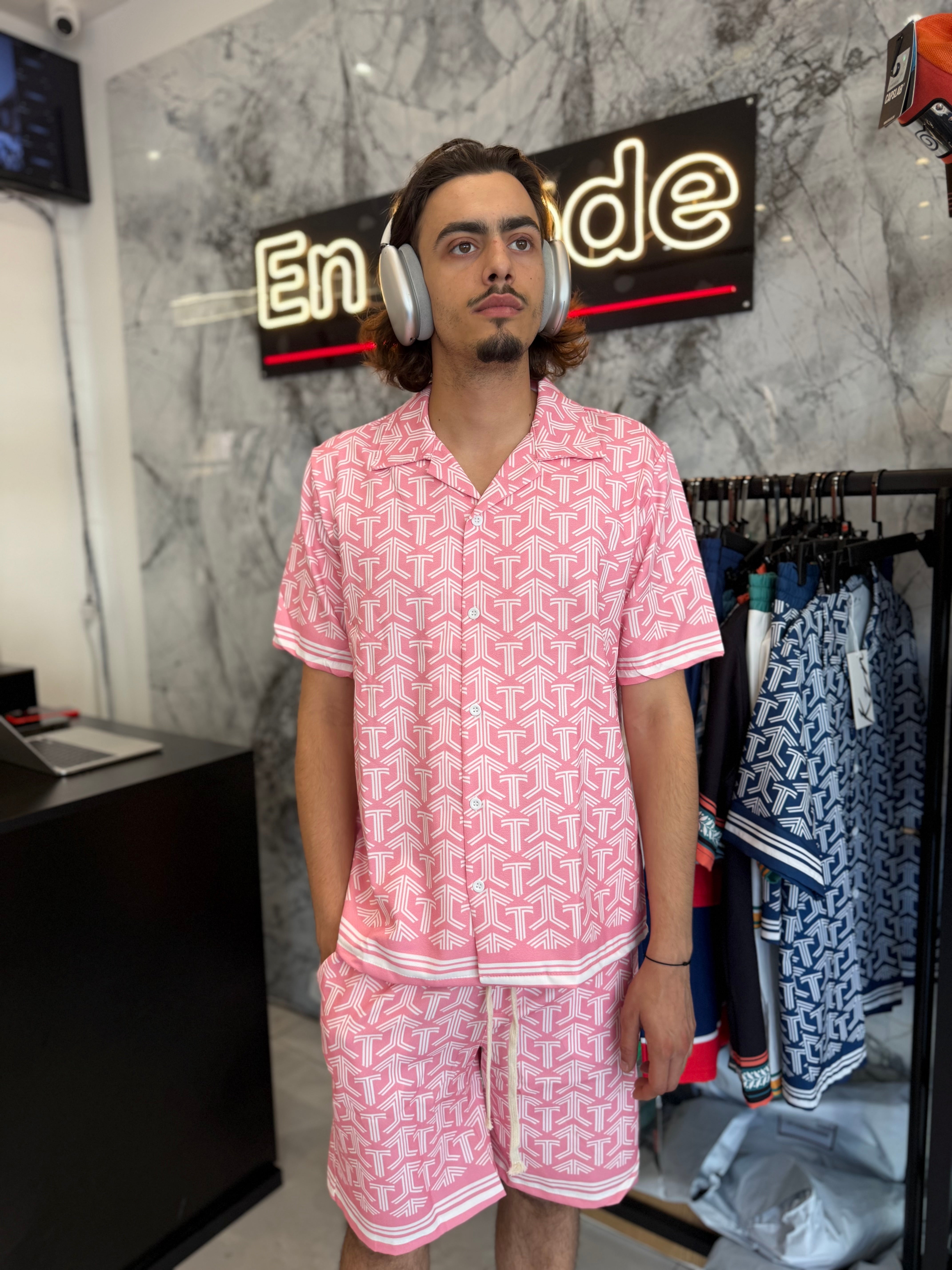 Ensemble Rose losange