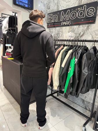 Ensemble floral Noir