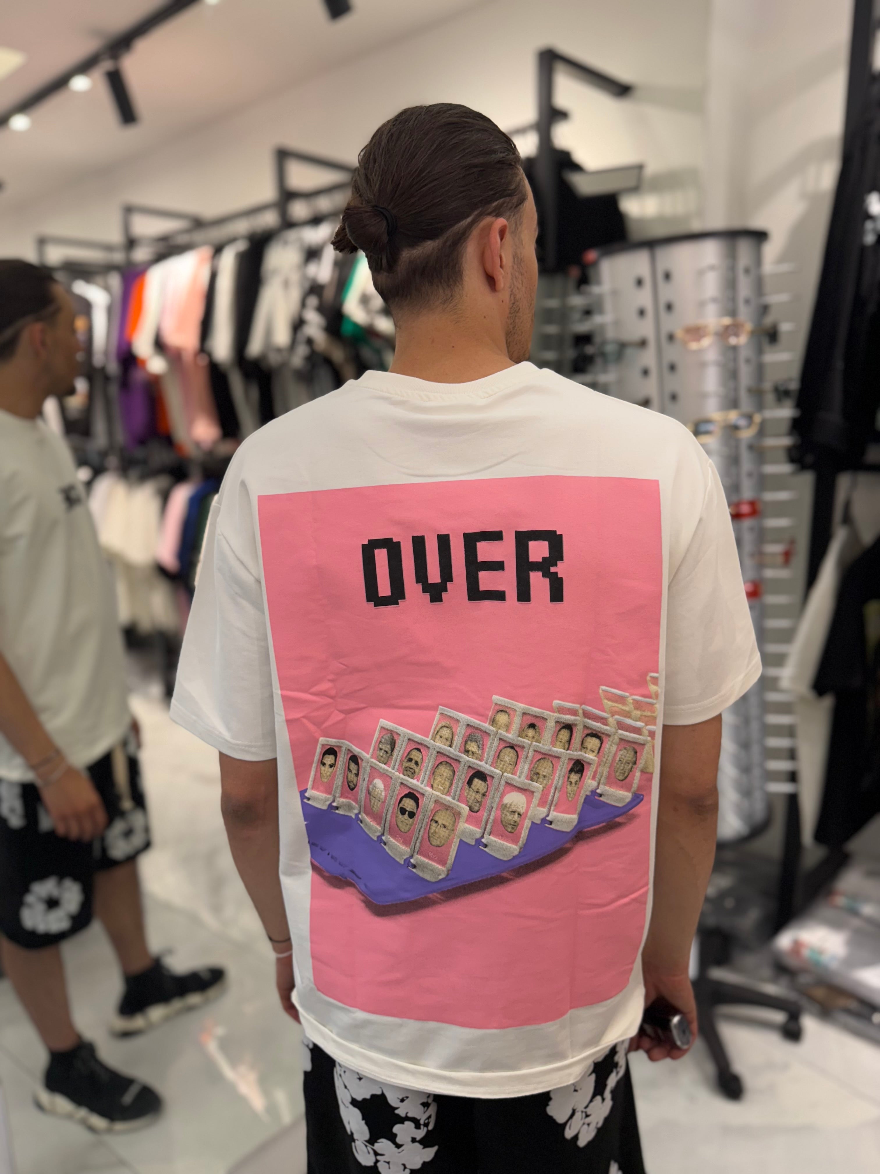 T shirt Game Over White