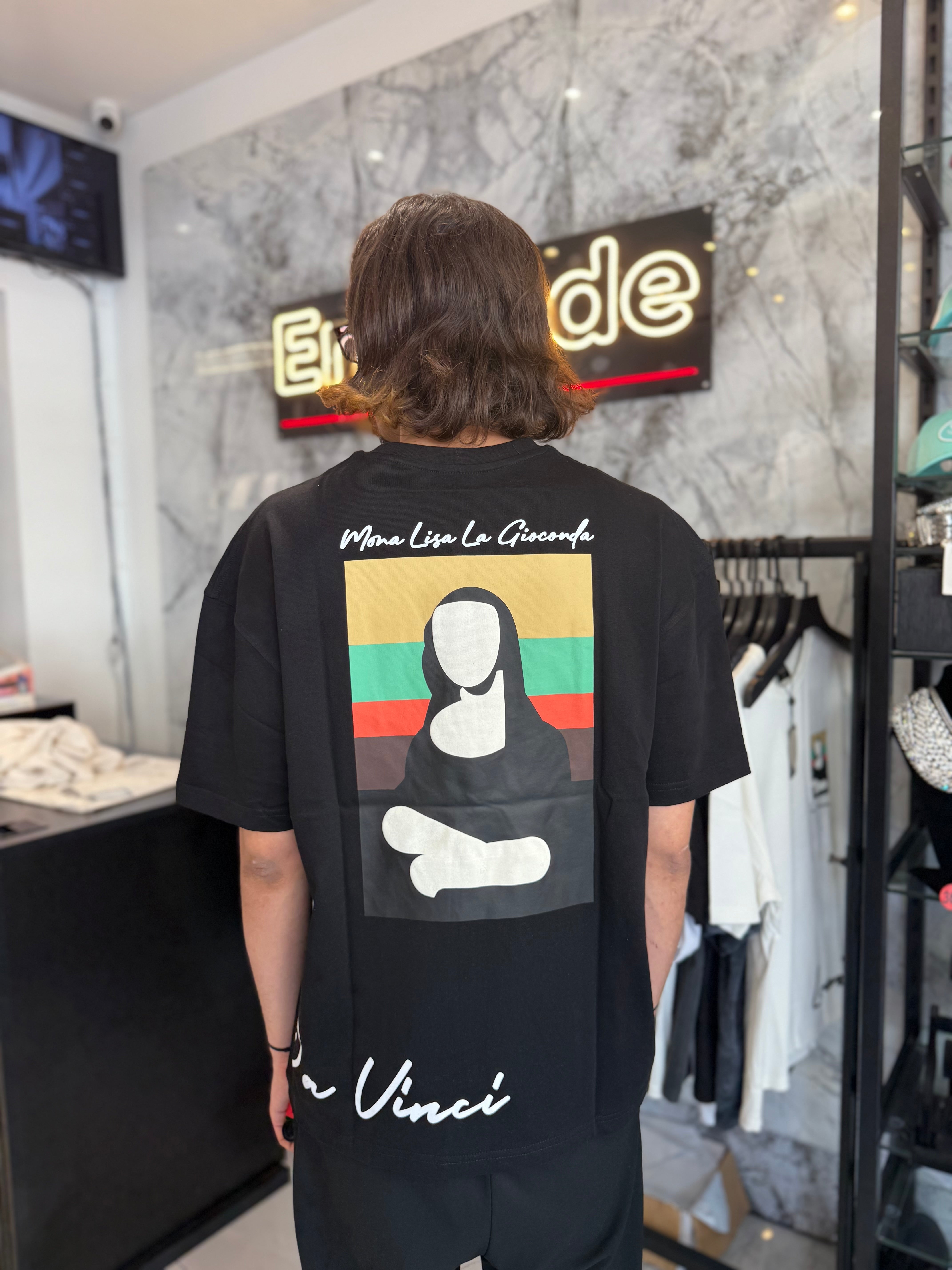 T shirt La Joconde Noir