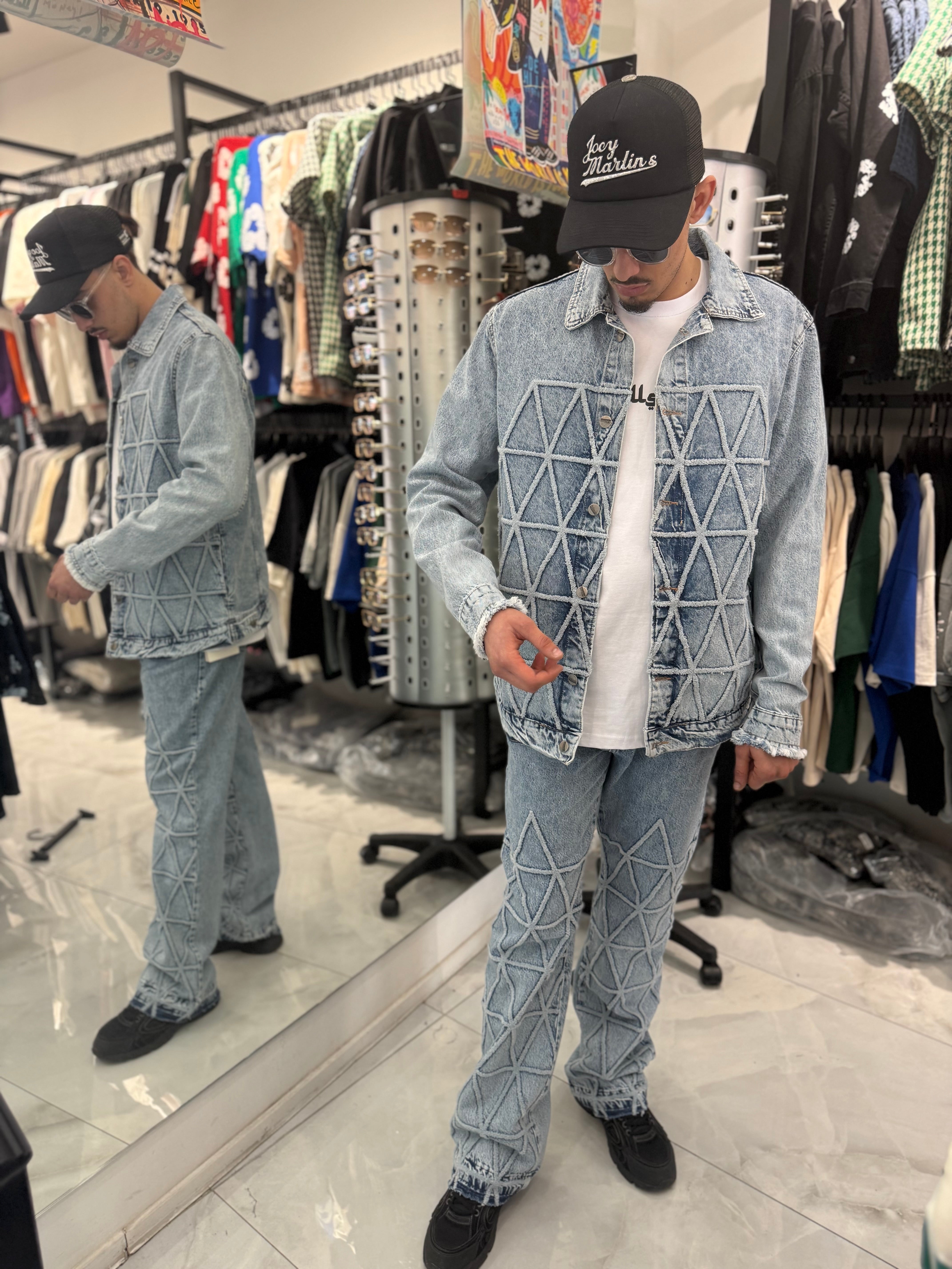 Ensemble Carré Blue