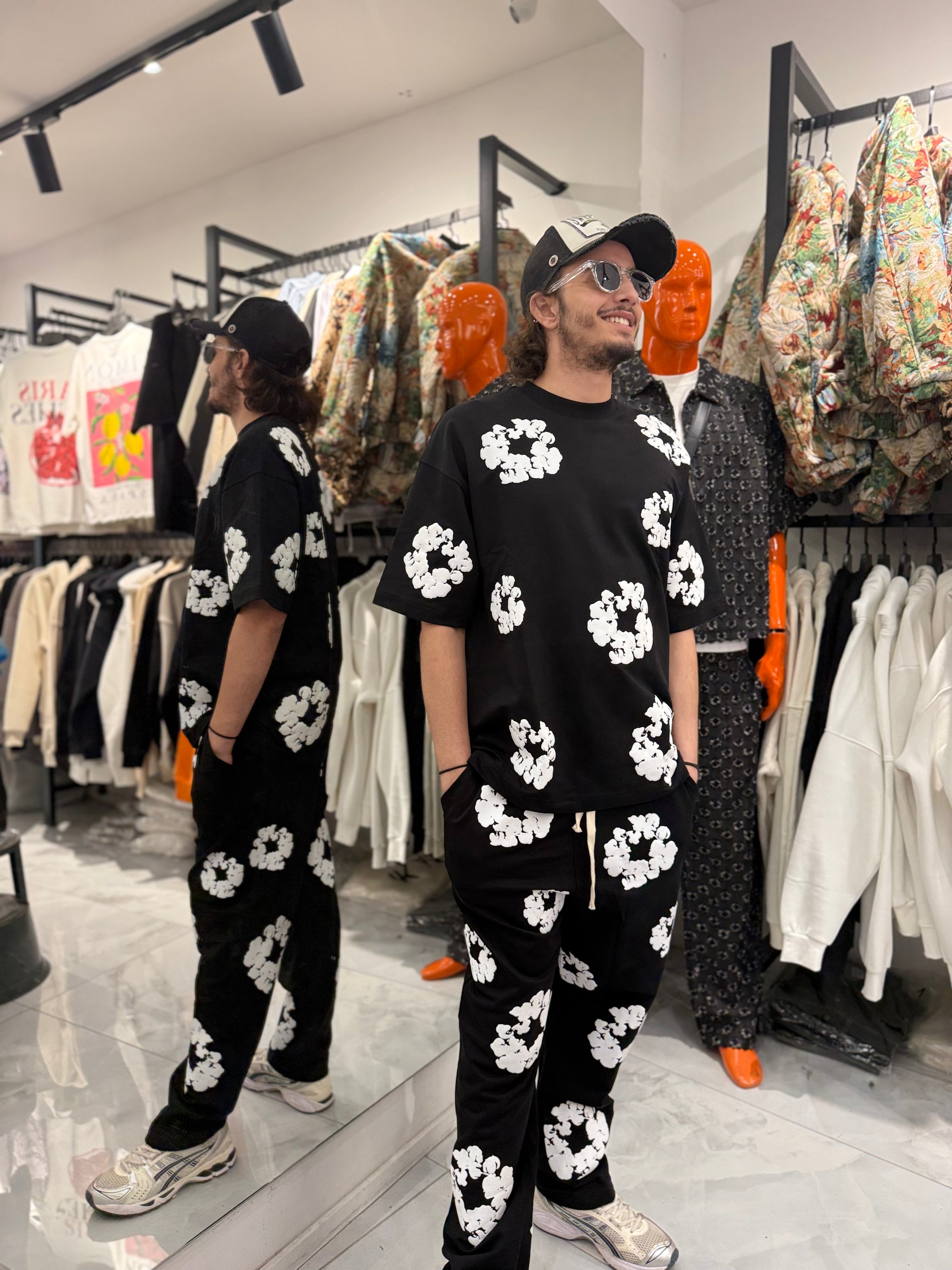 Ensemble Fleurs Black Summer