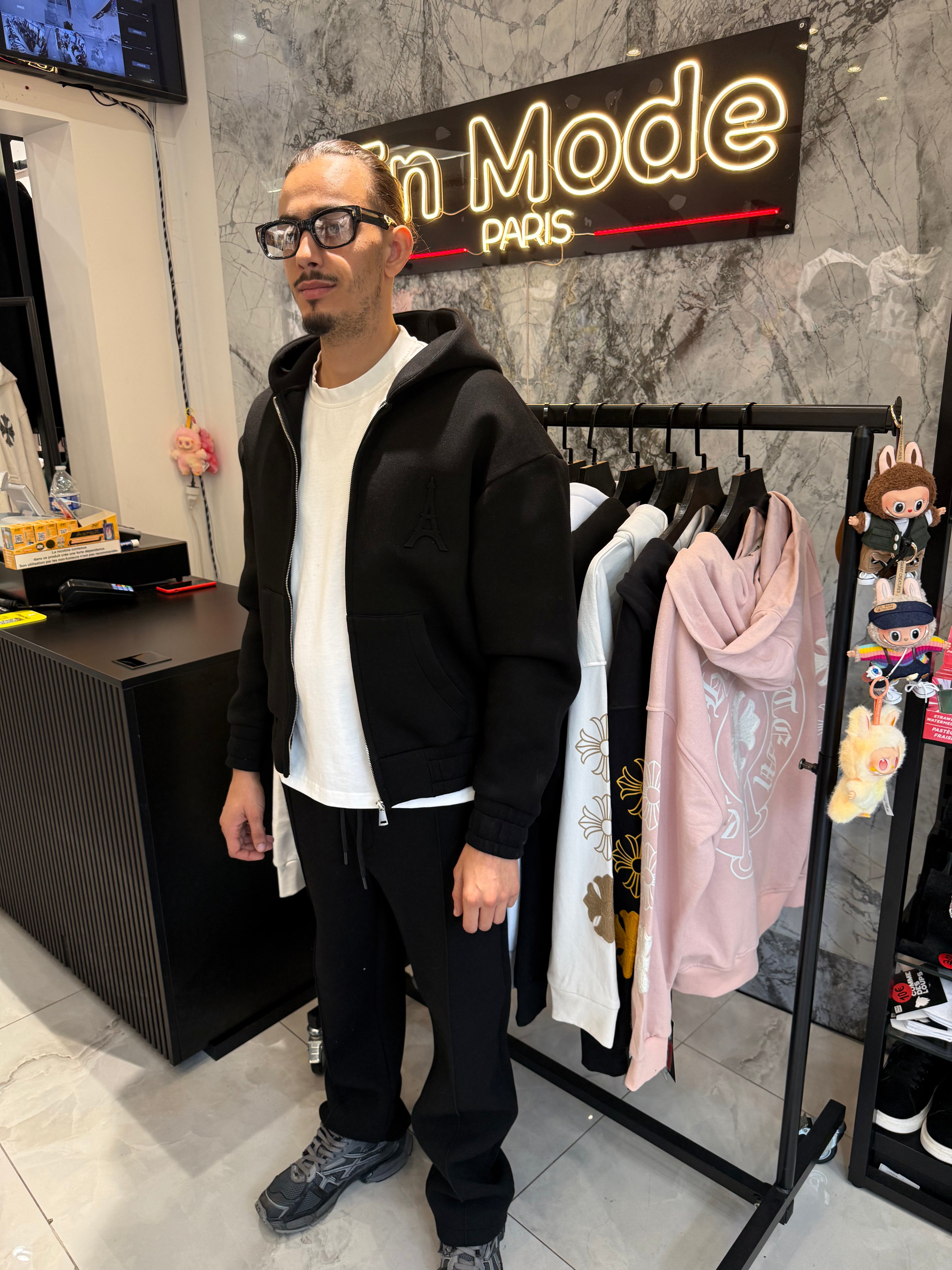 Ensemble Croped Eiffel Noir