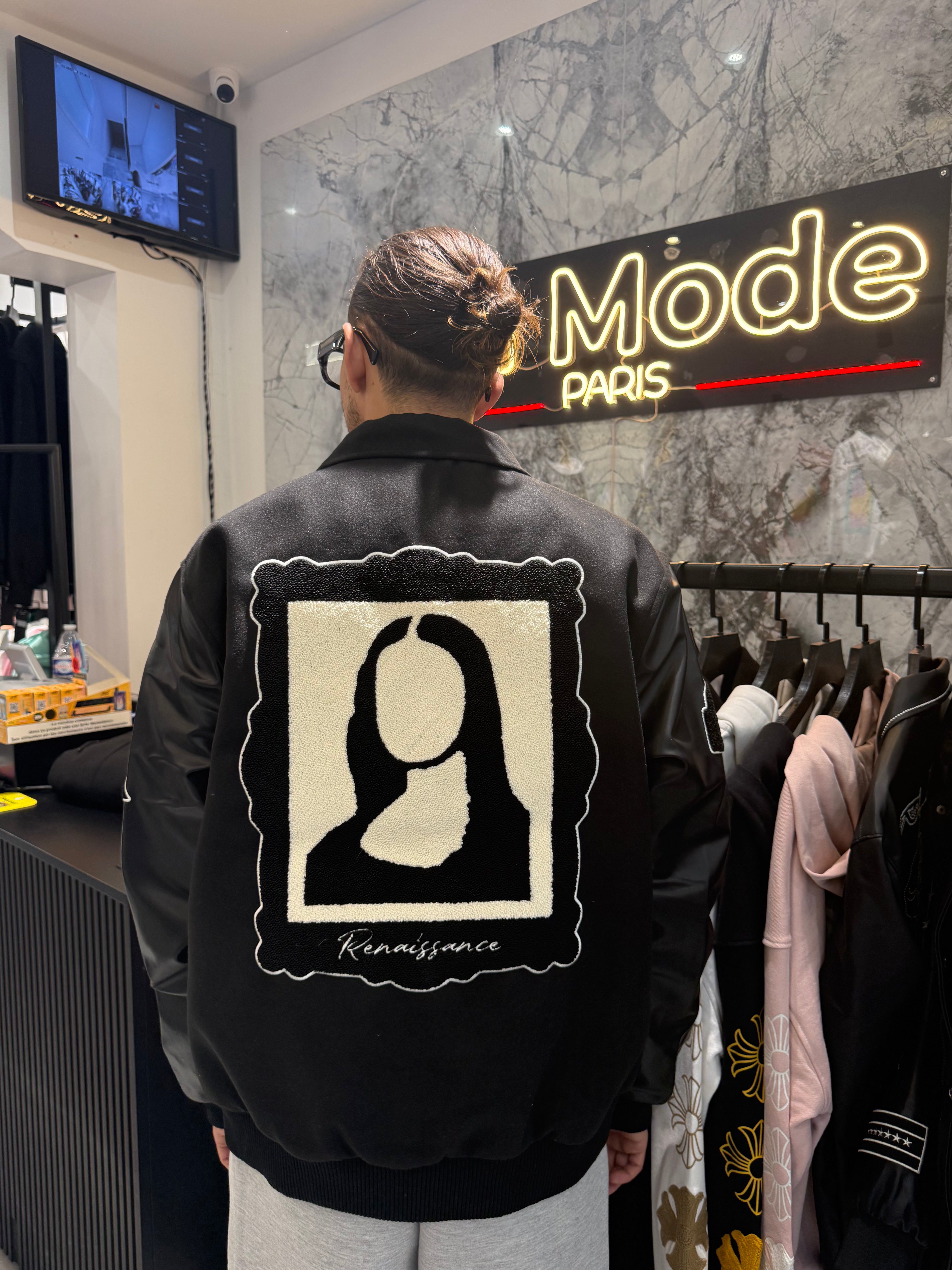 Bombers Teddy Noir Mona Lisa