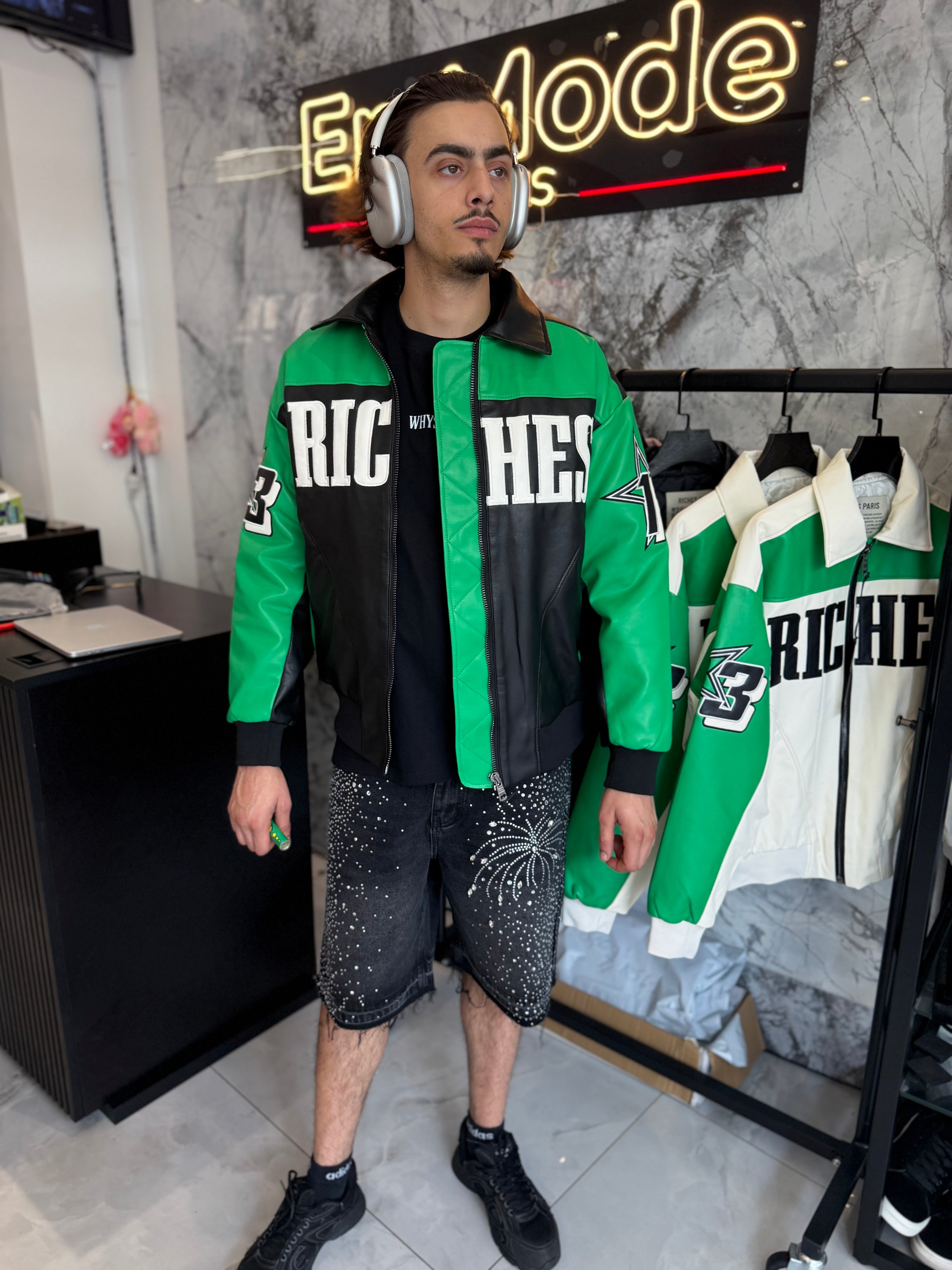 Outfit Bombers Vert + Short