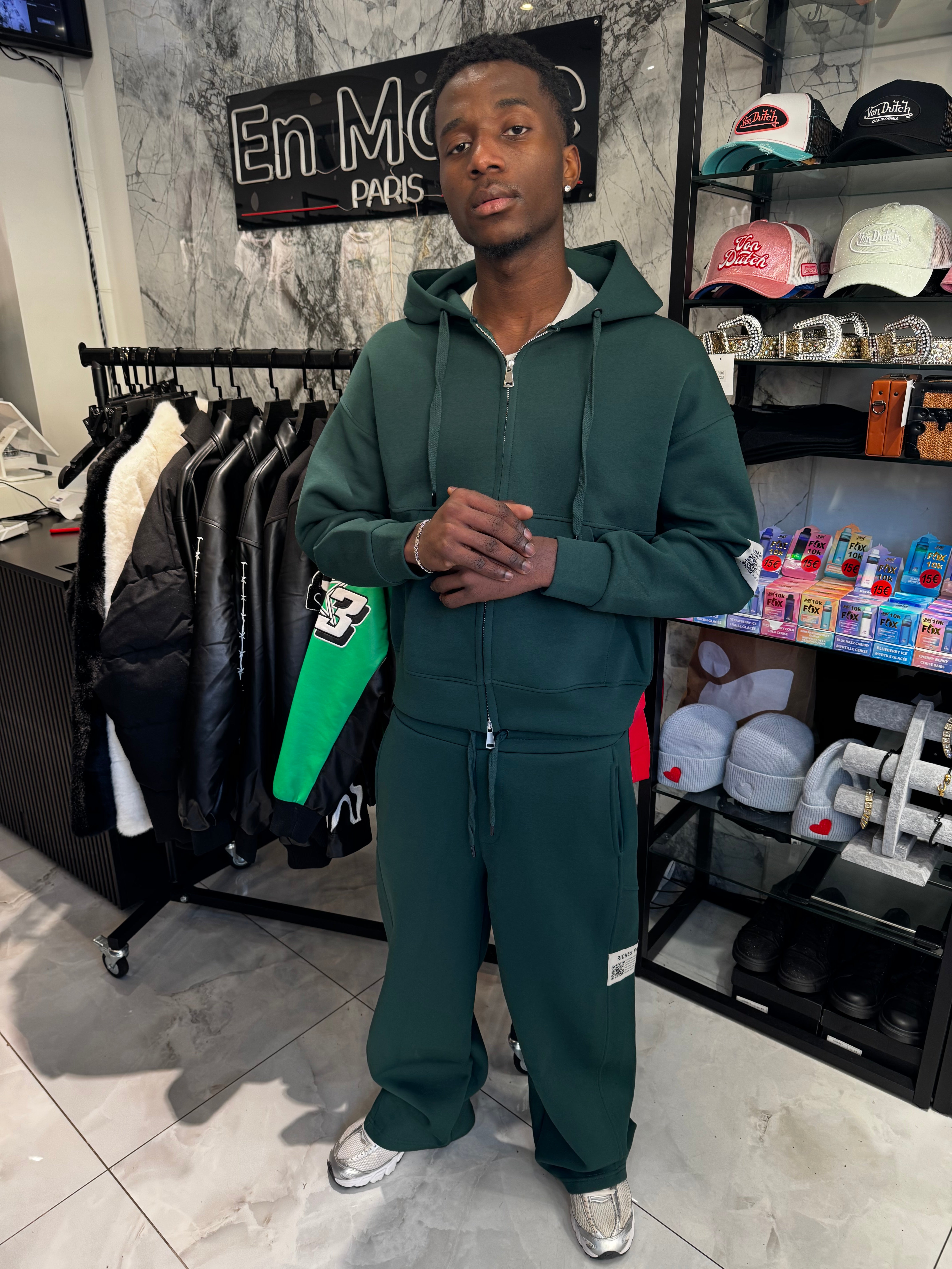 Ensemble Riches Paris Néoprène Vert