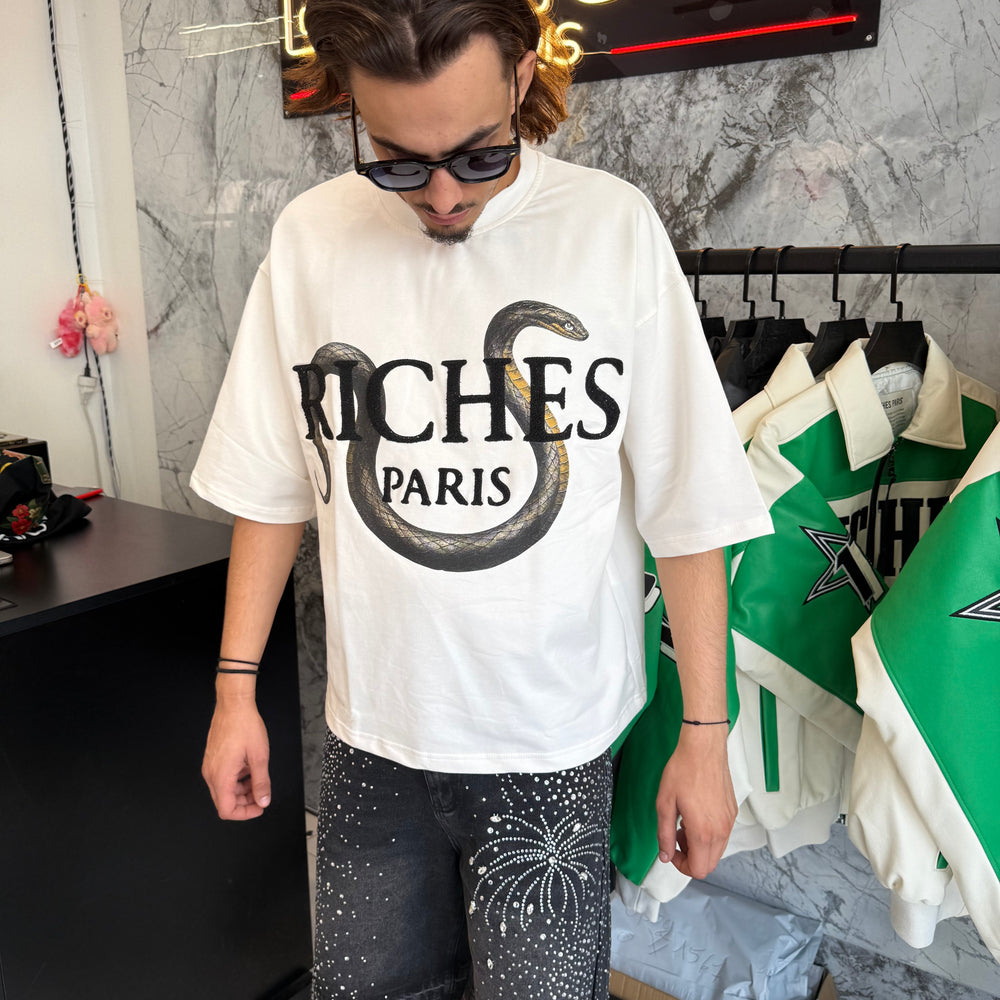T Shirt Riches Snake Croped