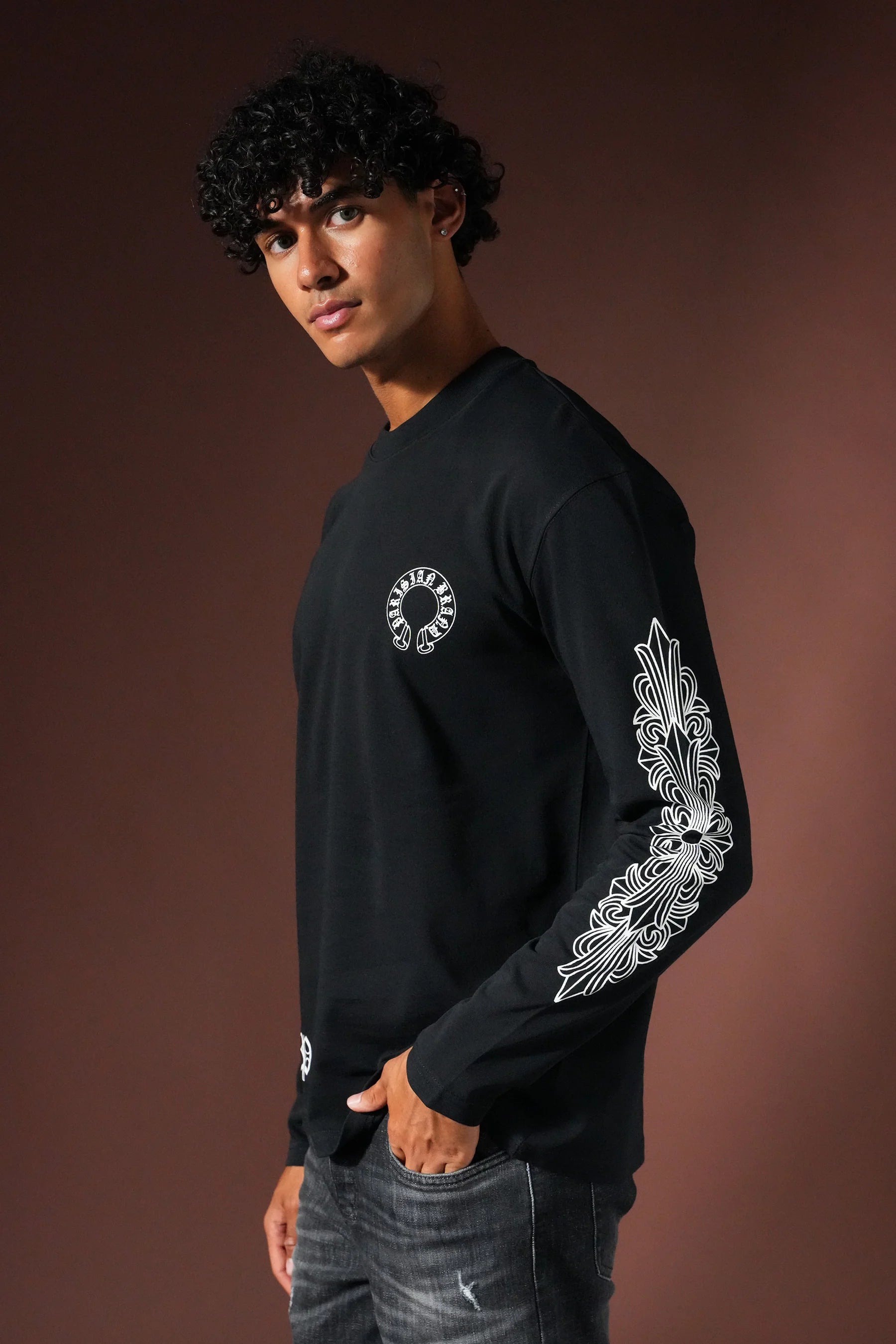 T-shirt Manches Long Full Noir