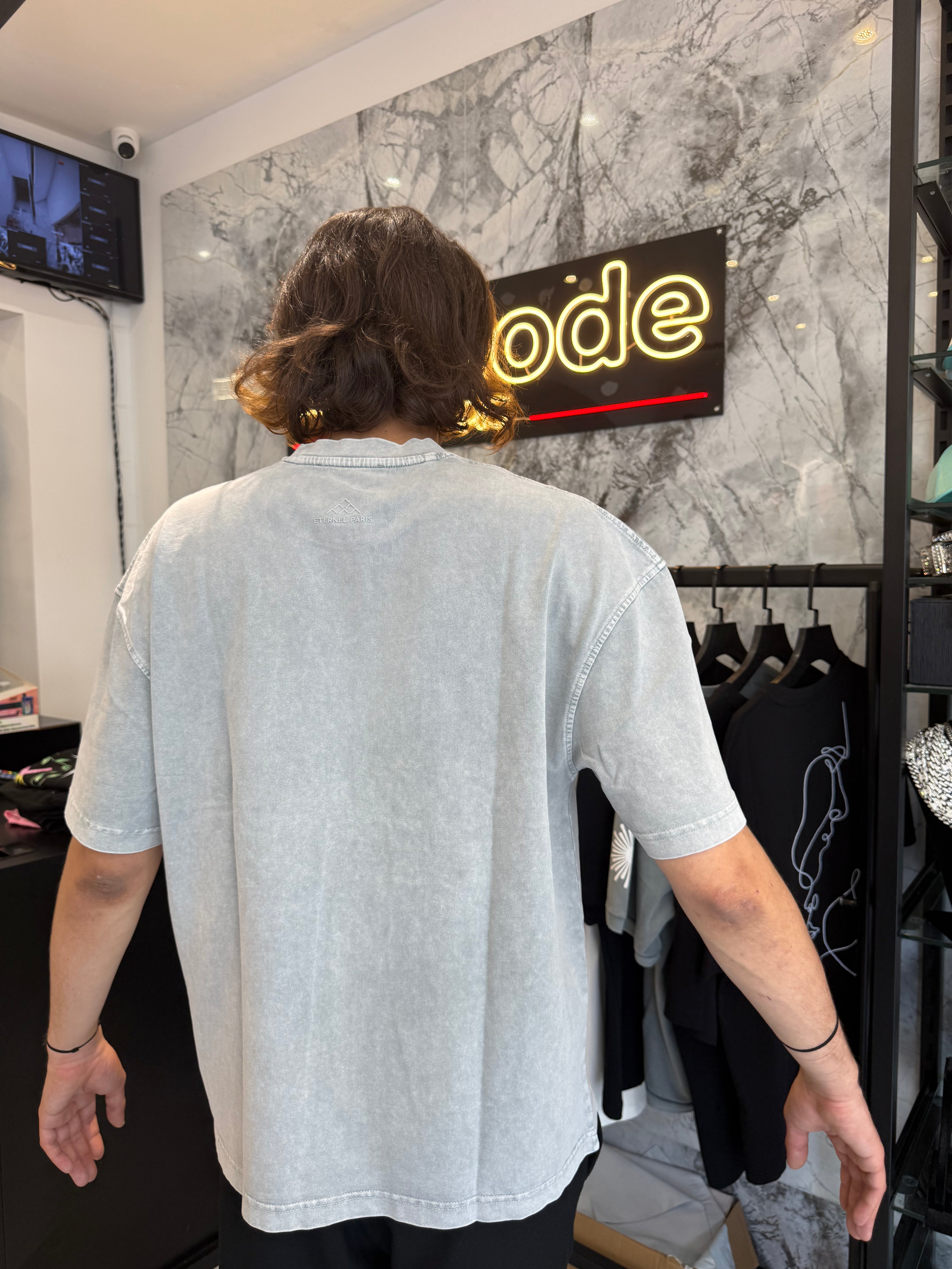 T shirt Éternel Gris Delaver