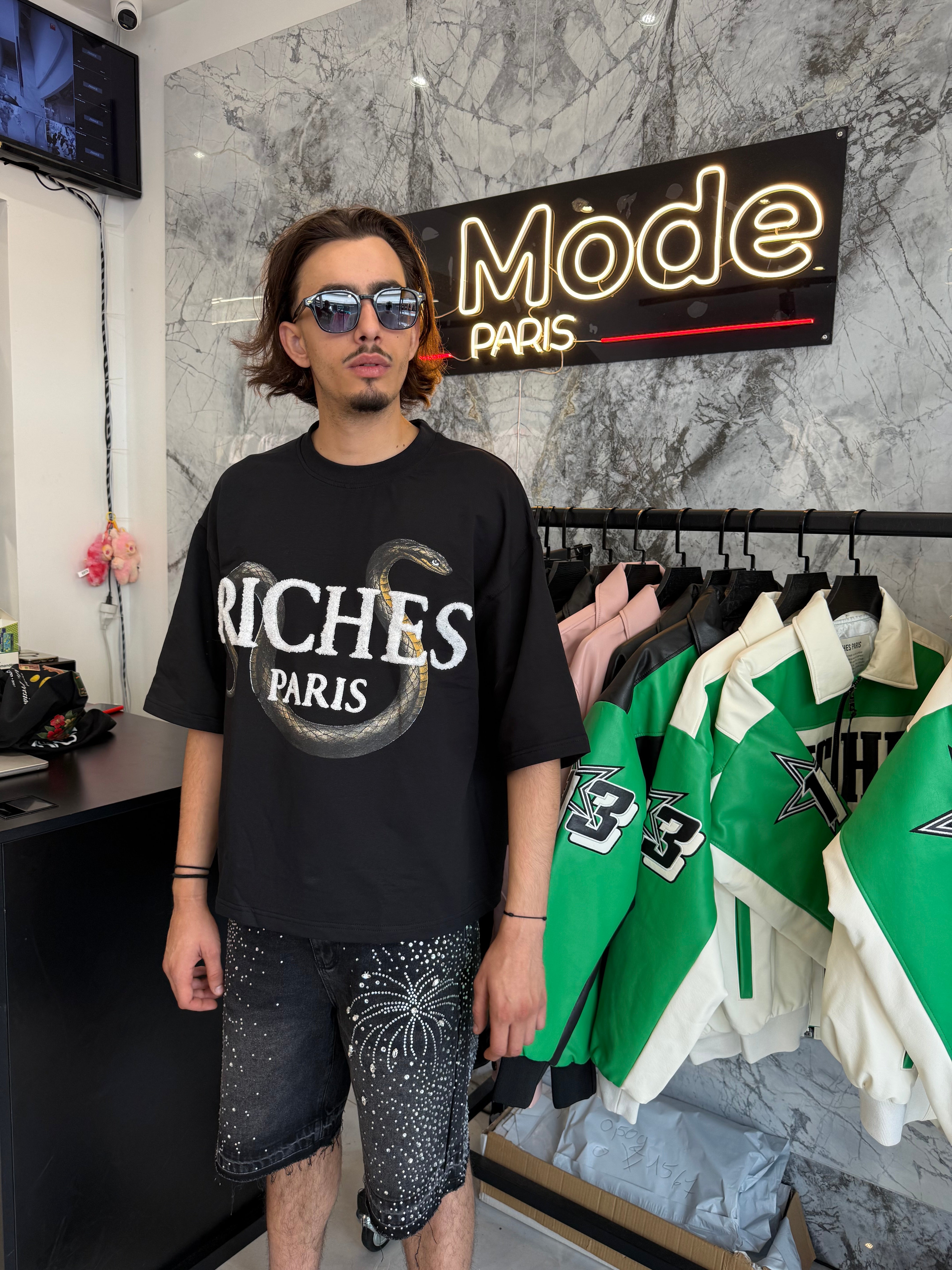 T shirt Snake Riches Croped