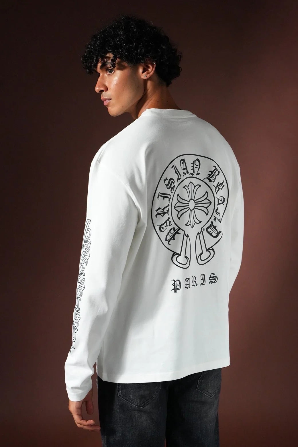 T-shirt Manches Long Blanc