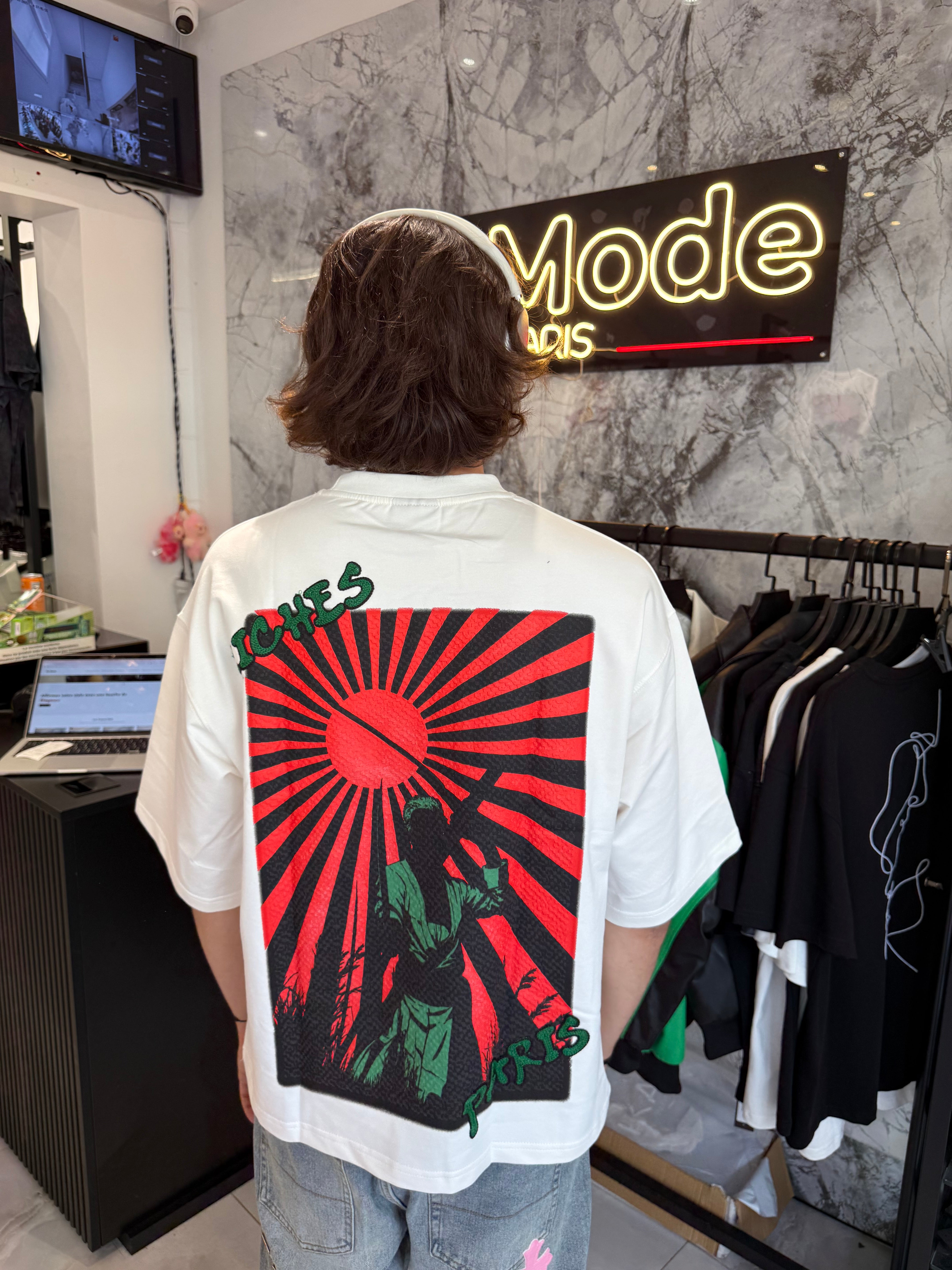 T shirt Single Blanc Riches