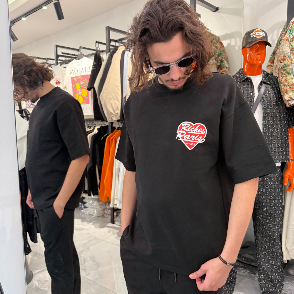 T shirt Love Black