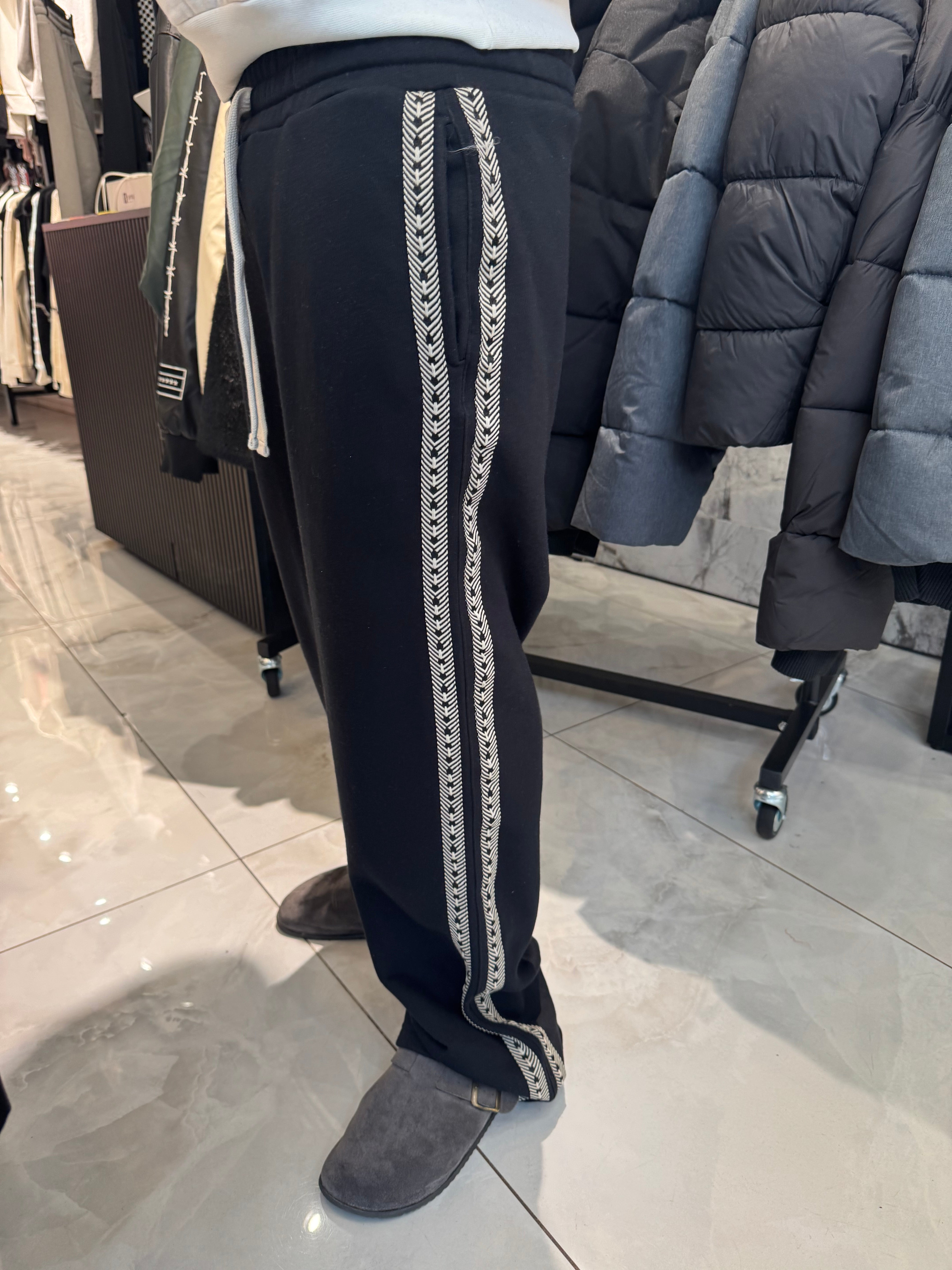 Jogging Détails Noir