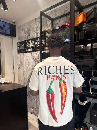 T-shirt Riches Paris Blanc 31
