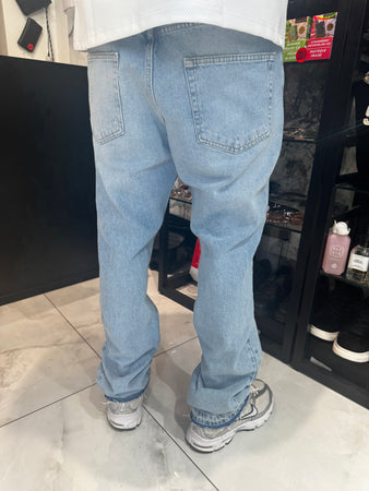 Jean Flare Bleu simple