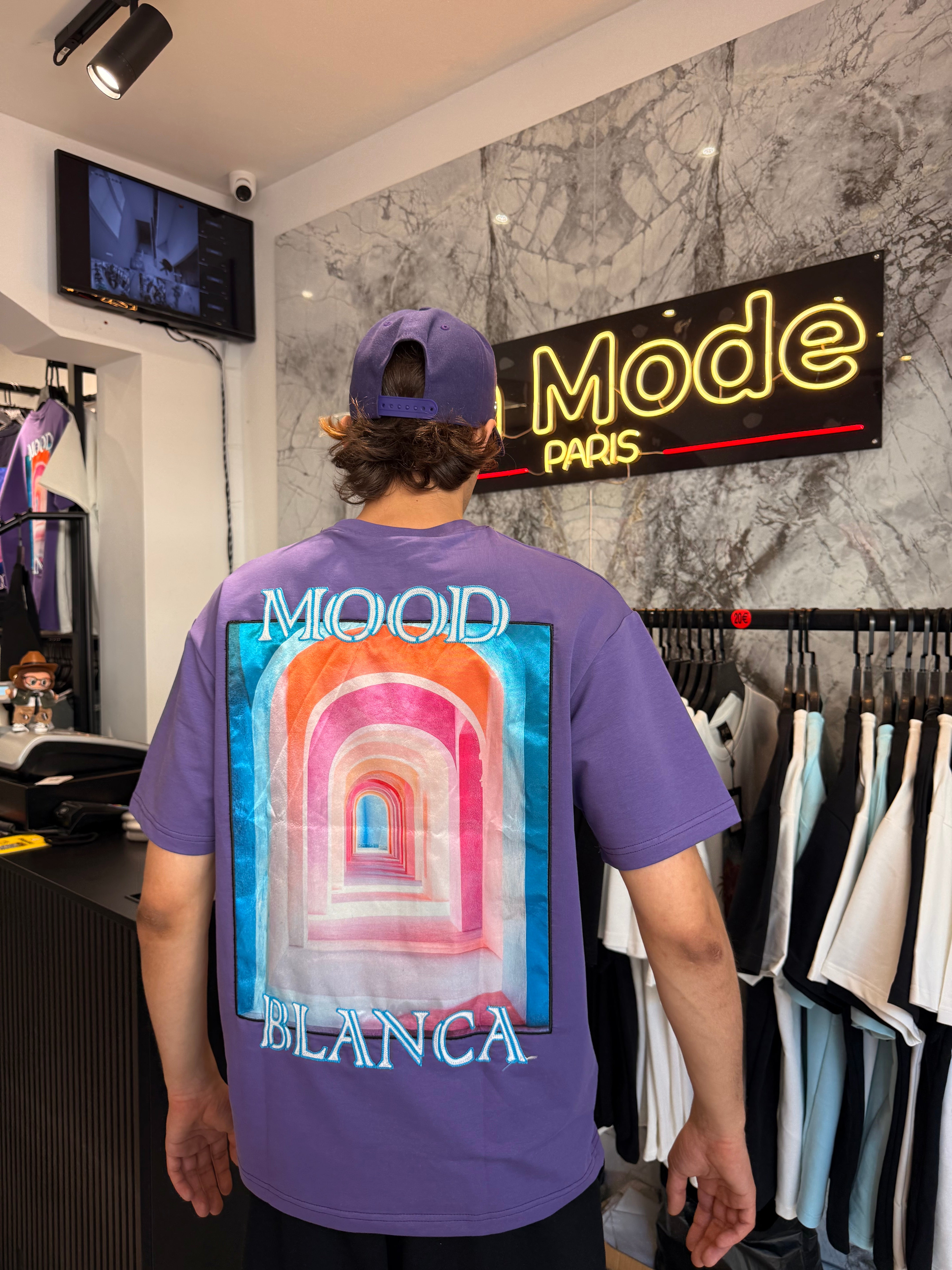 T shirt Casa Door Violet