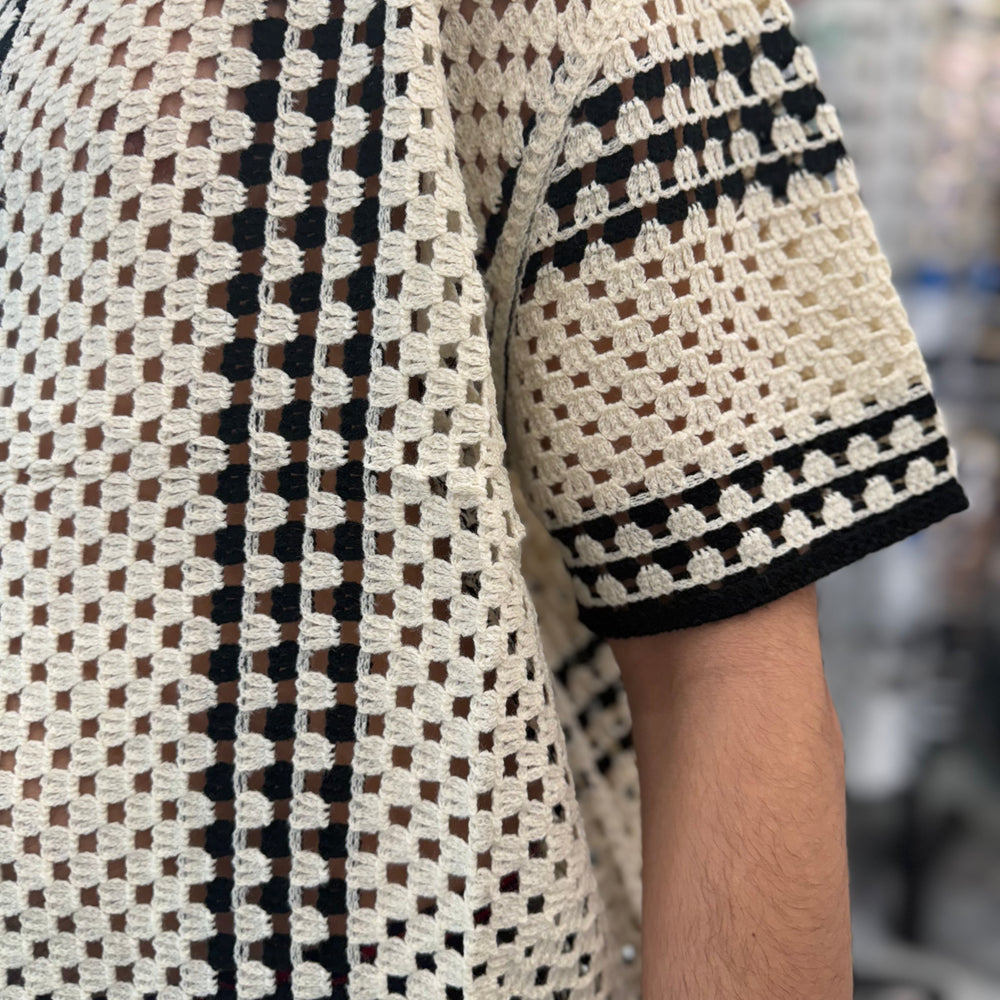 
                  
                    Chemise Maille Beige Chill
                  
                