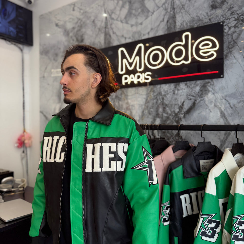 Bombers Riches Vert Noir