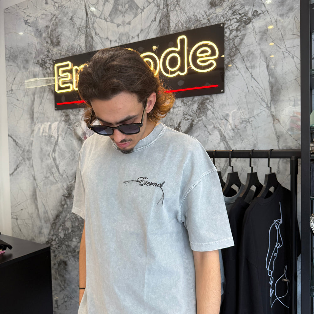 T shirt Éternel Gris Delaver