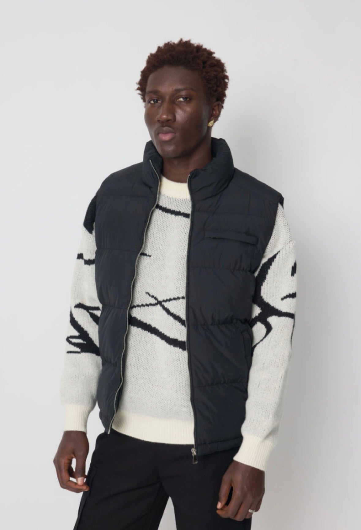 Veste sans Manches Noir