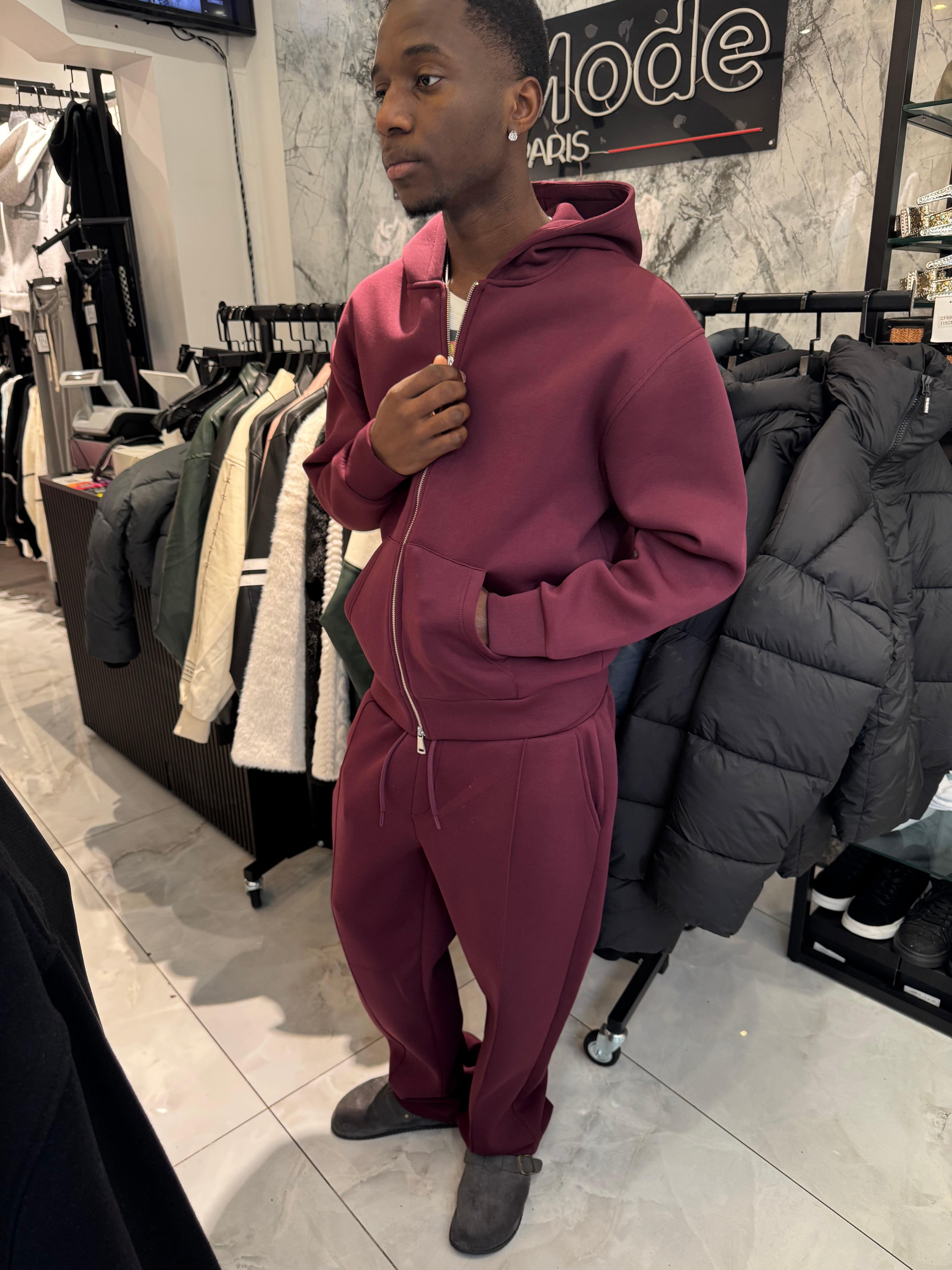 Ensemble Croped Bordeaux