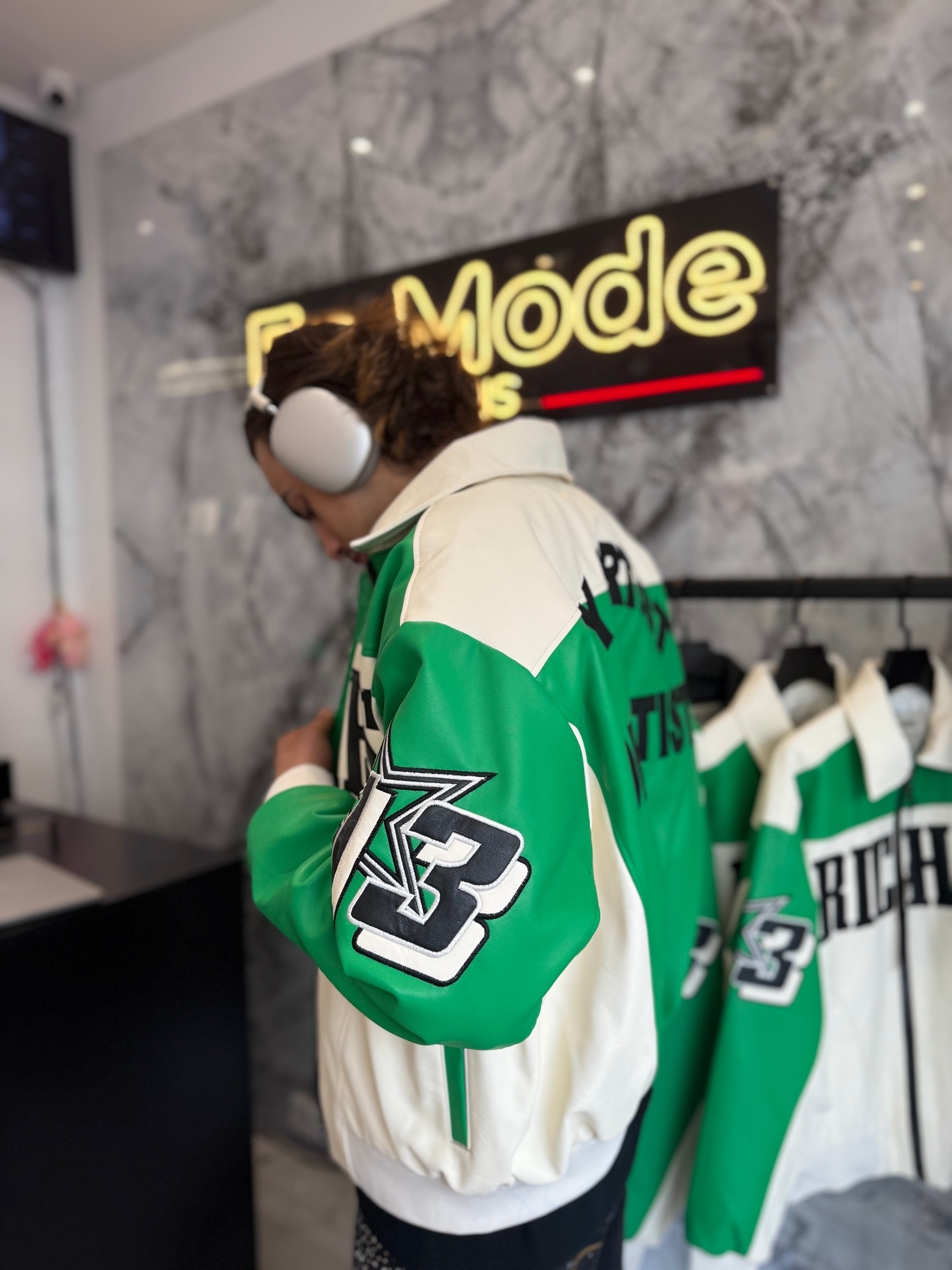 Bombers Vert Blanc Riches