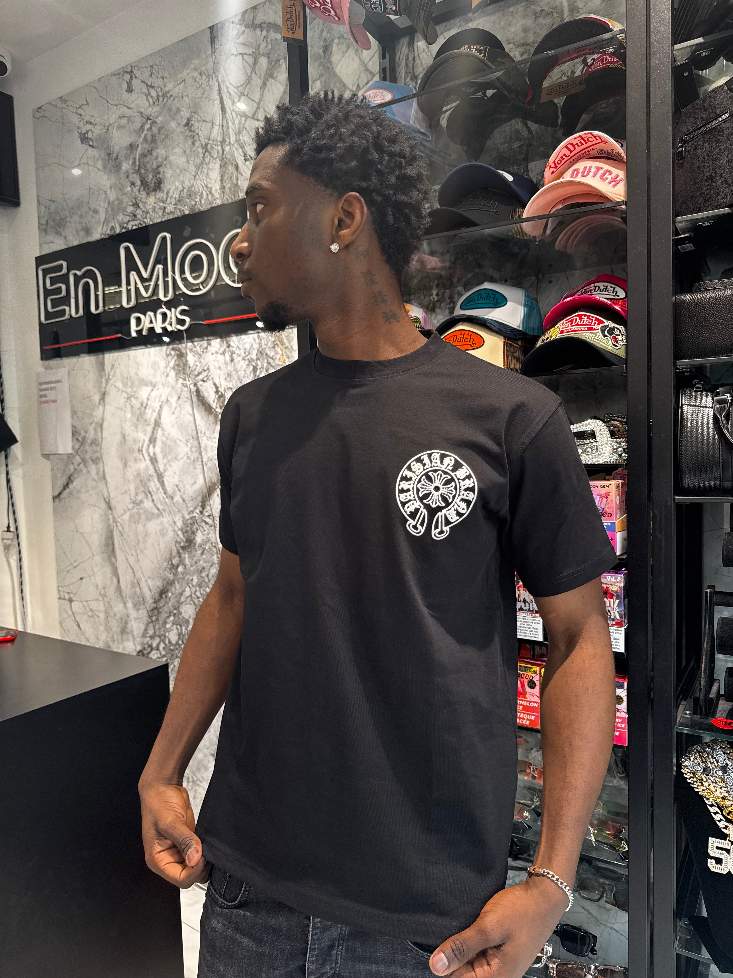 T-shirt Chrome Noir