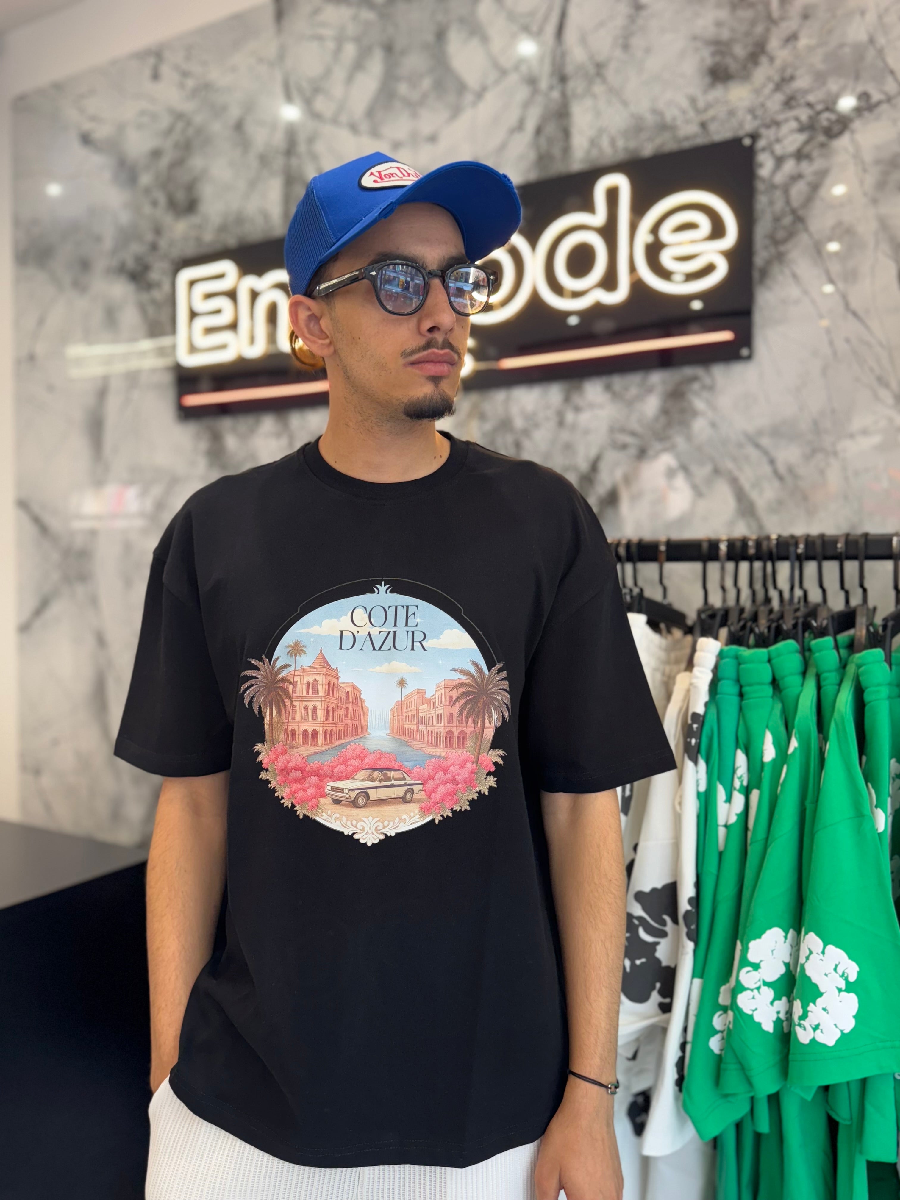 T shirt Côte d’Azur Rose