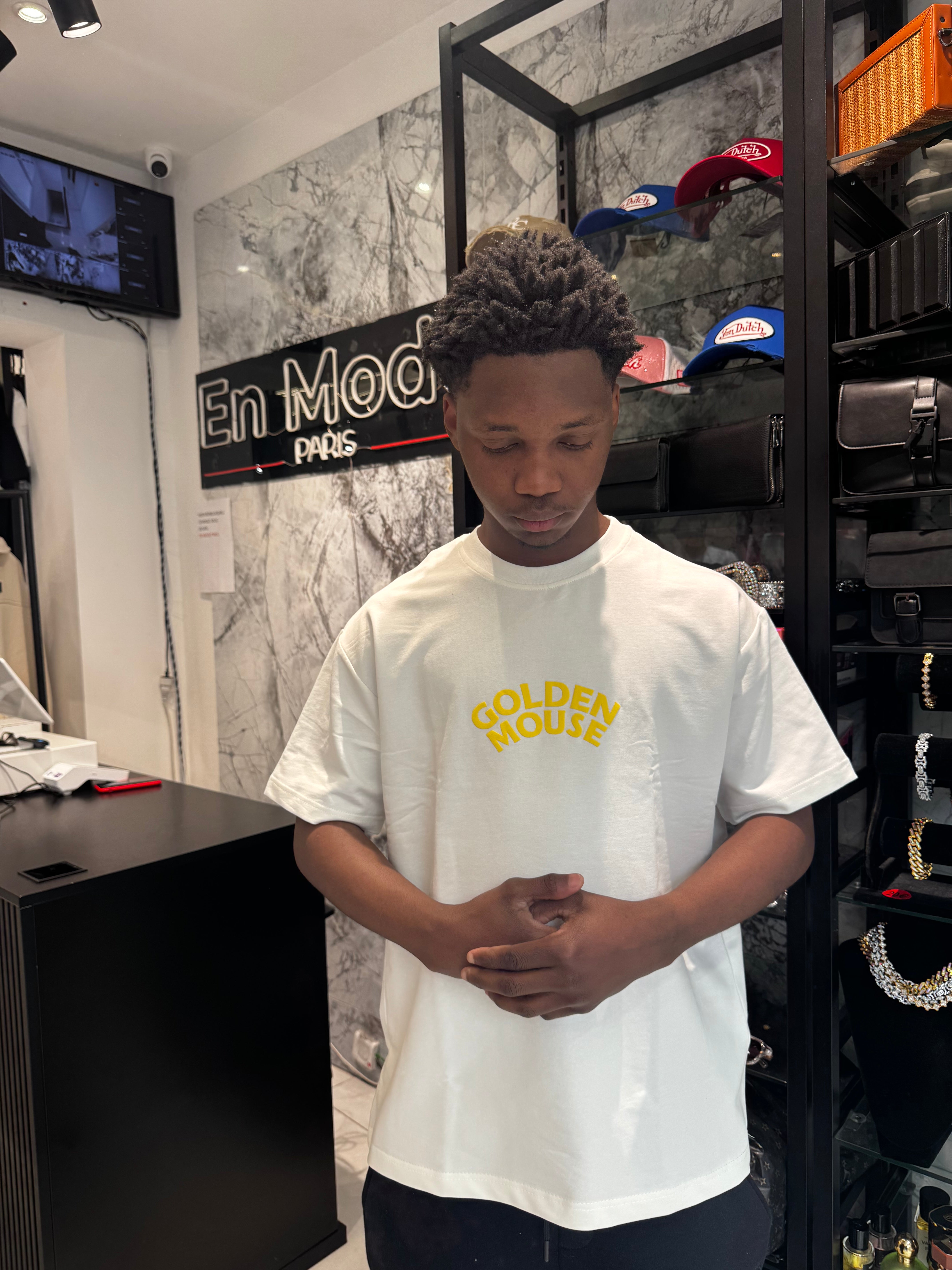 T-shirt Mickey Blanc