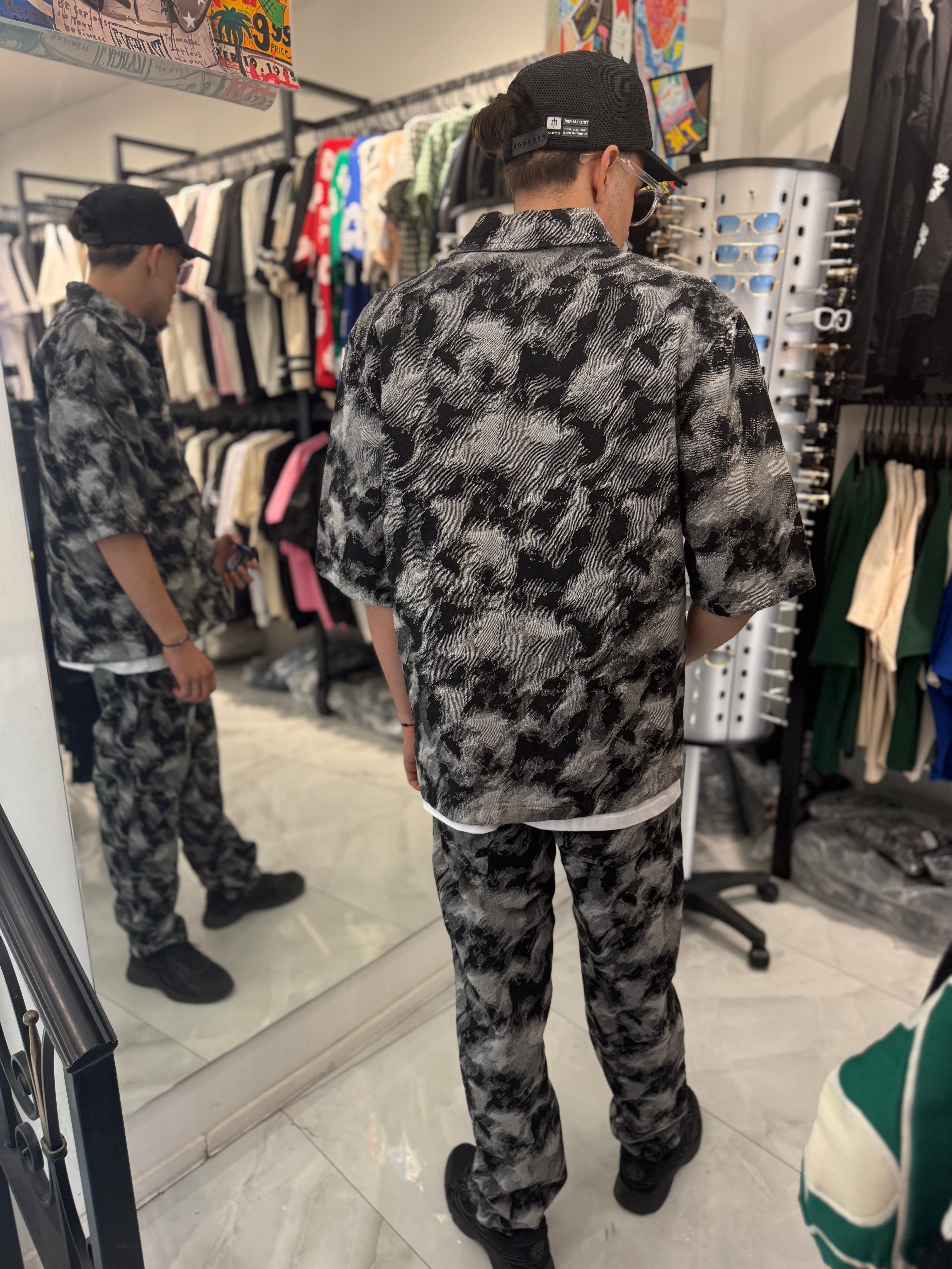 Ensemble Chiné Été Noir