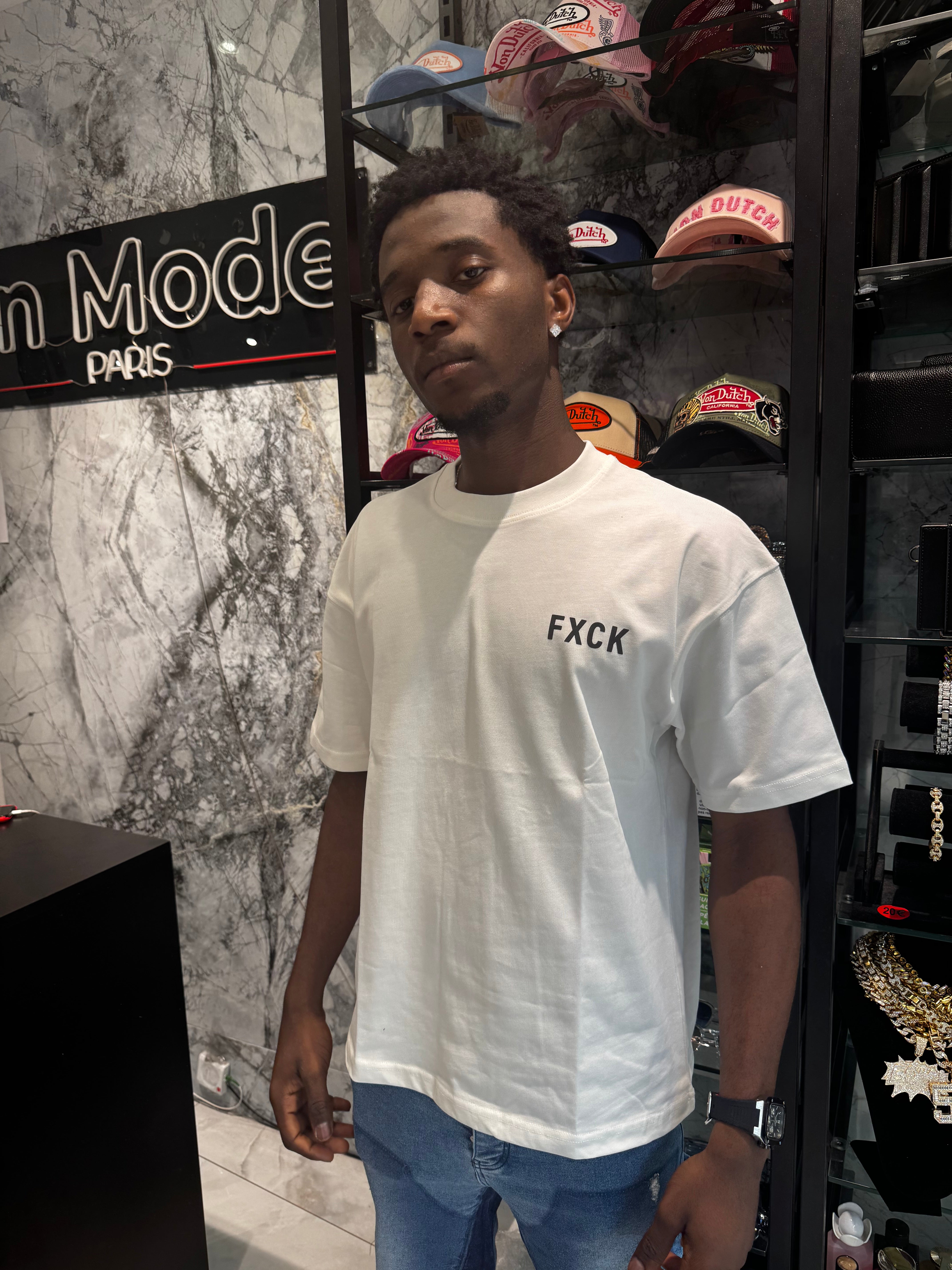 T-shirt **CK blanc