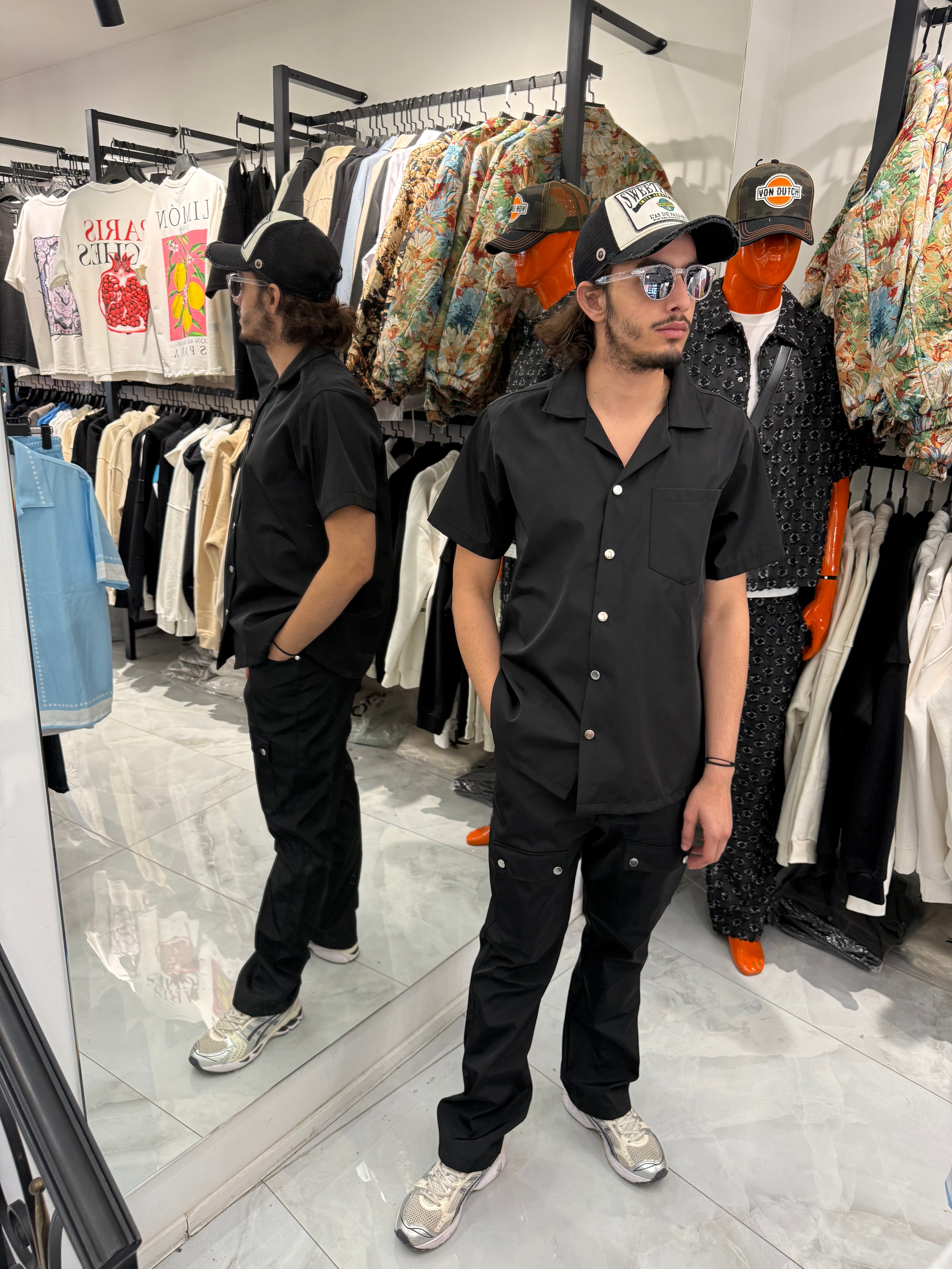 Ensemble Cargo Black