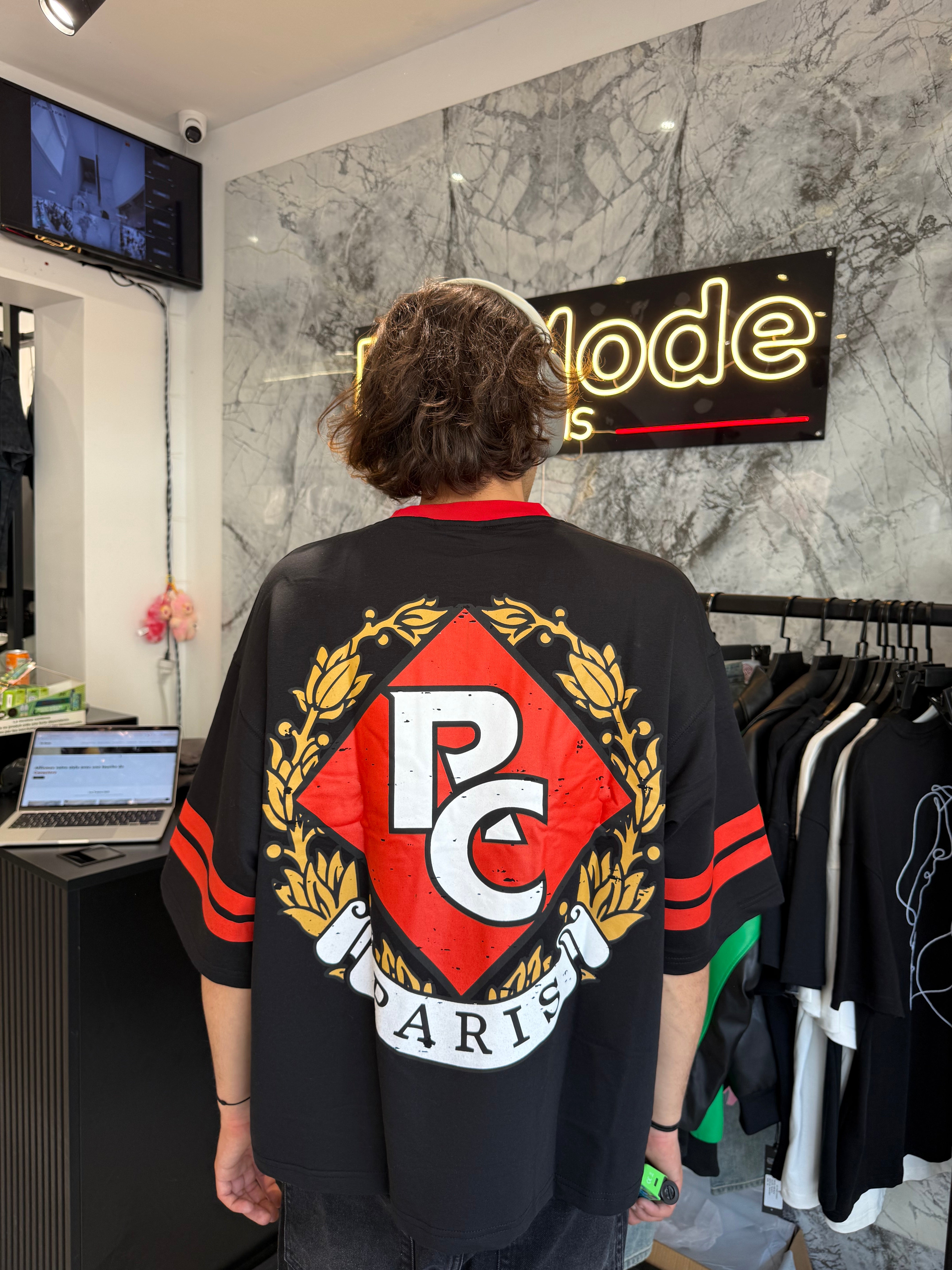 T Shirt Riches Boys Band Rouge