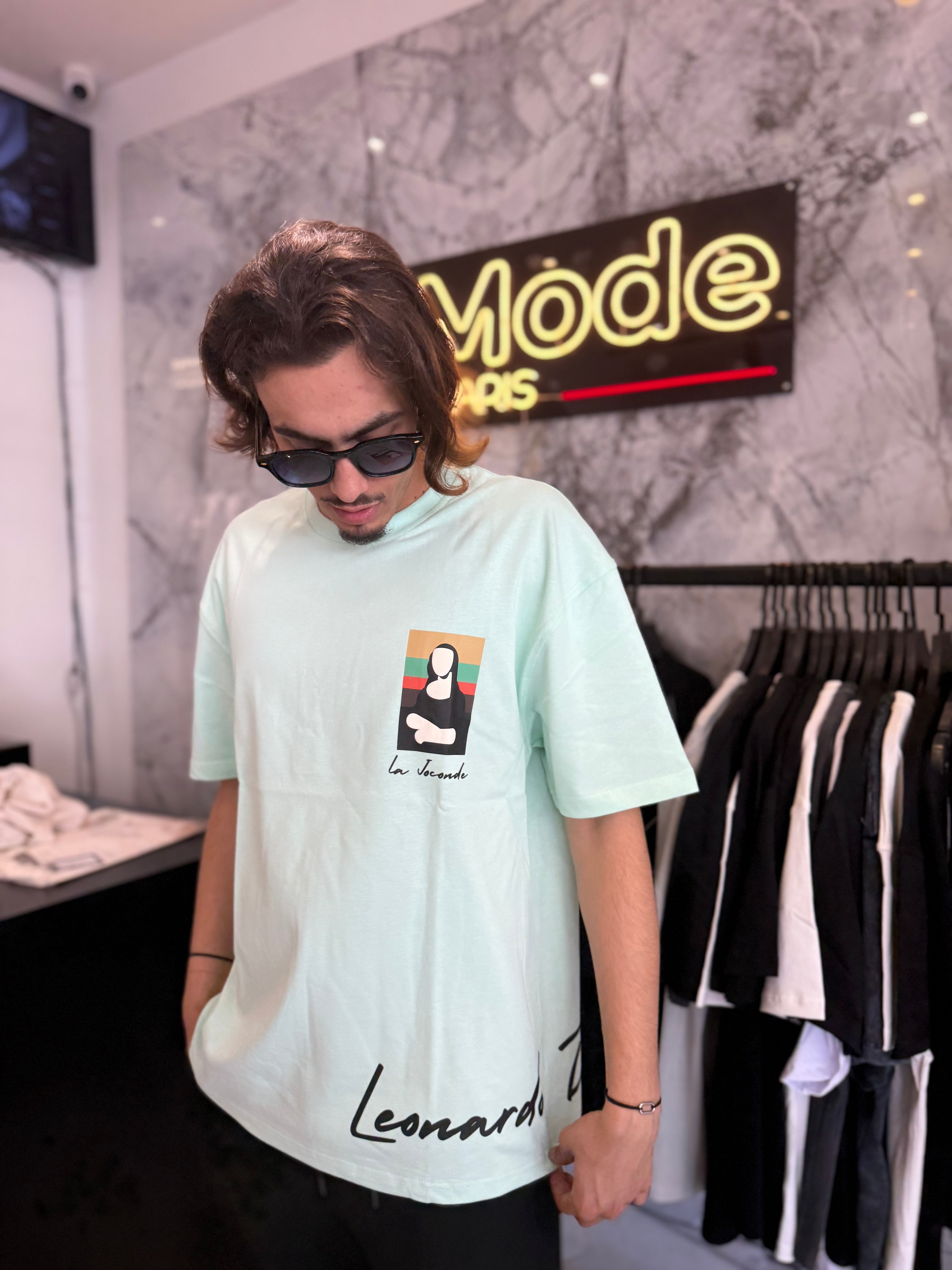 T shirt La Joconde Pastel
