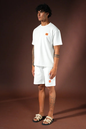 Ensemble Short H Blanc
