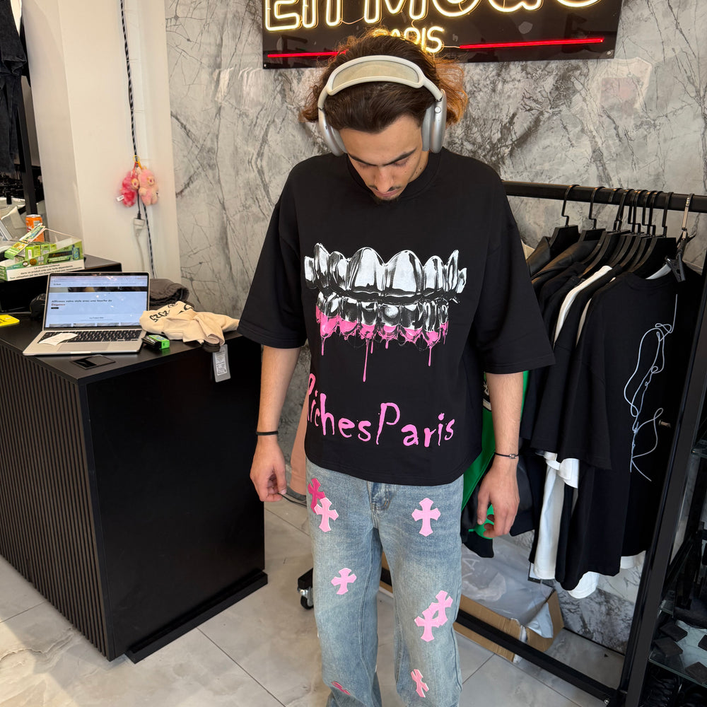 Outfit Jean Chrome + T shirt