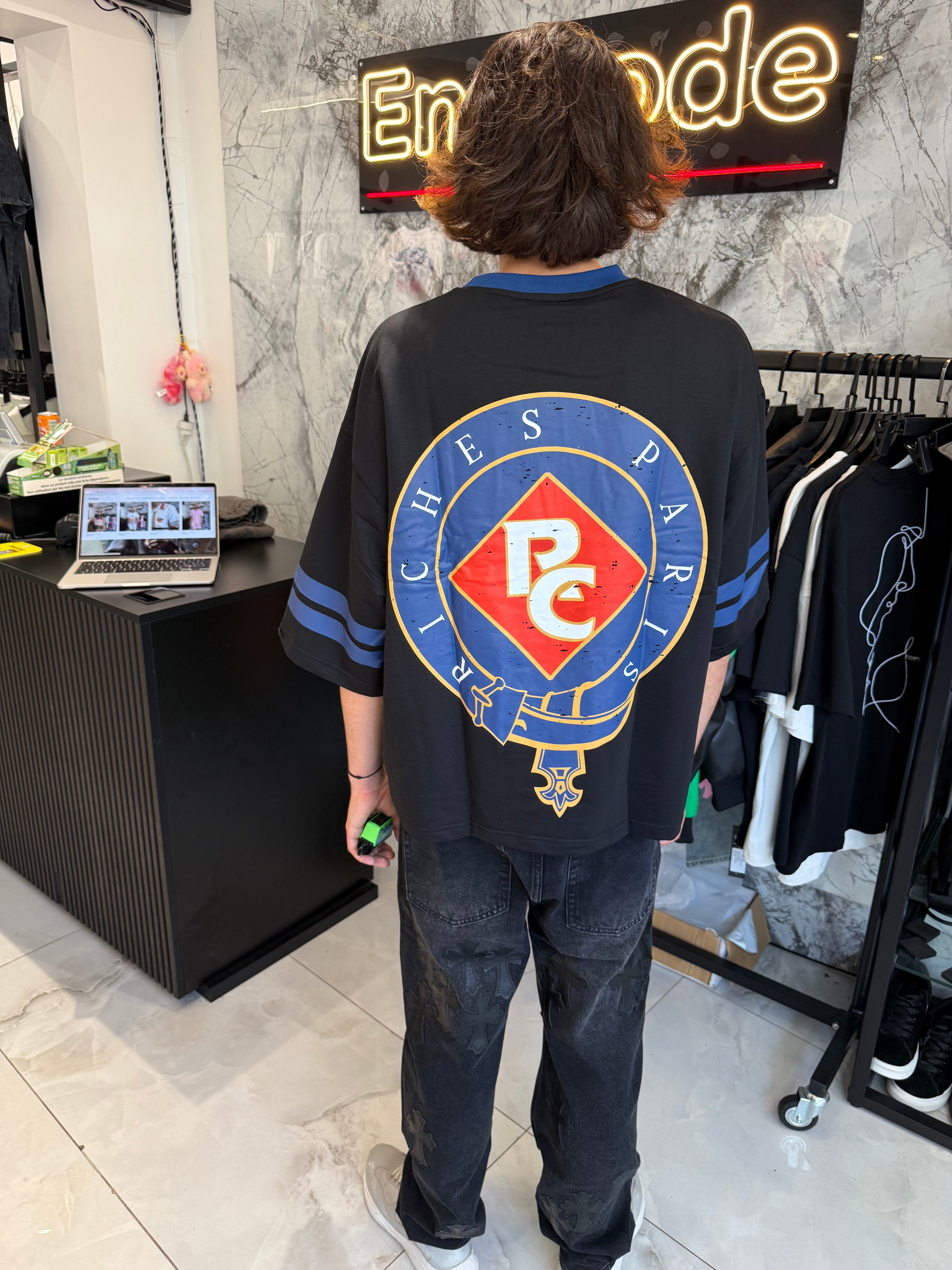 Outfit Jean Chrome + T shirt