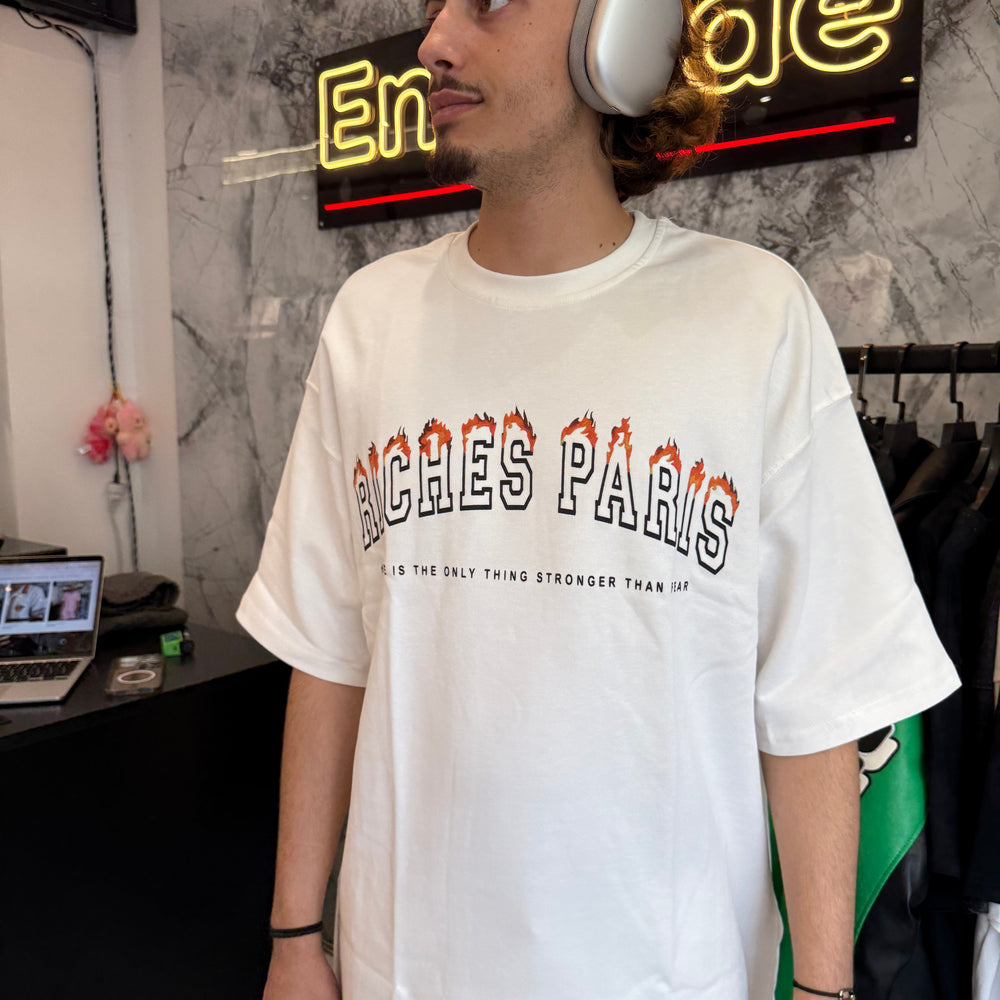 T Shirt Riches Flames