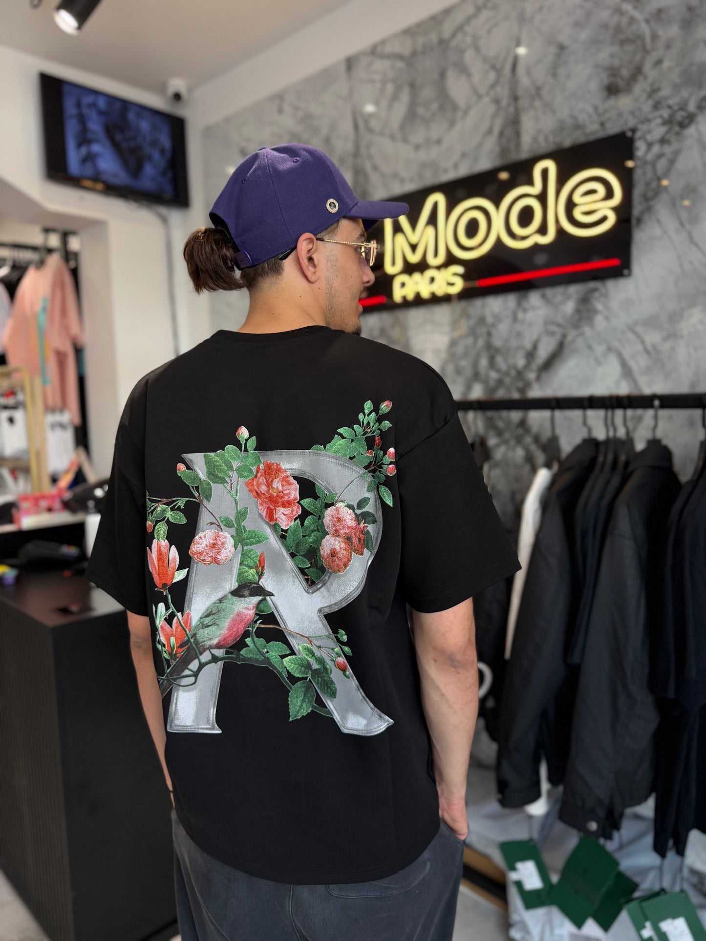 T shirt Riches Paris Flower