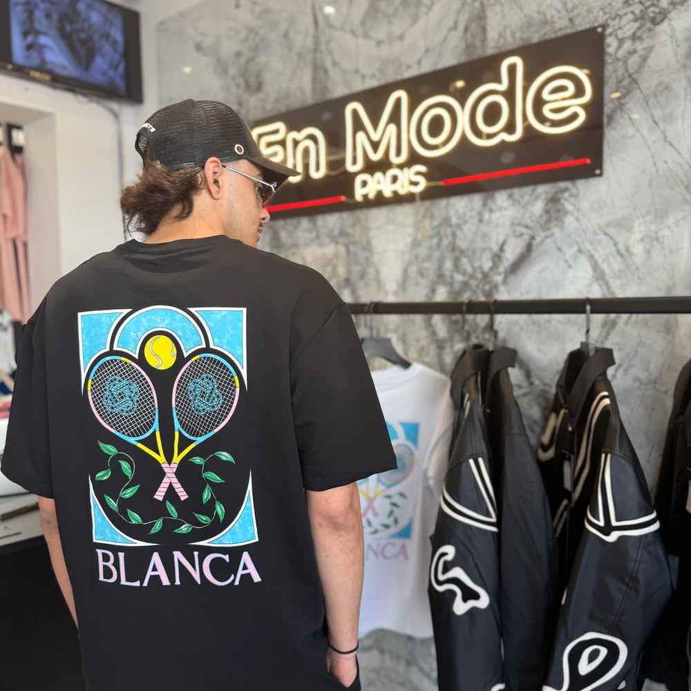 T shirt Tennis Black