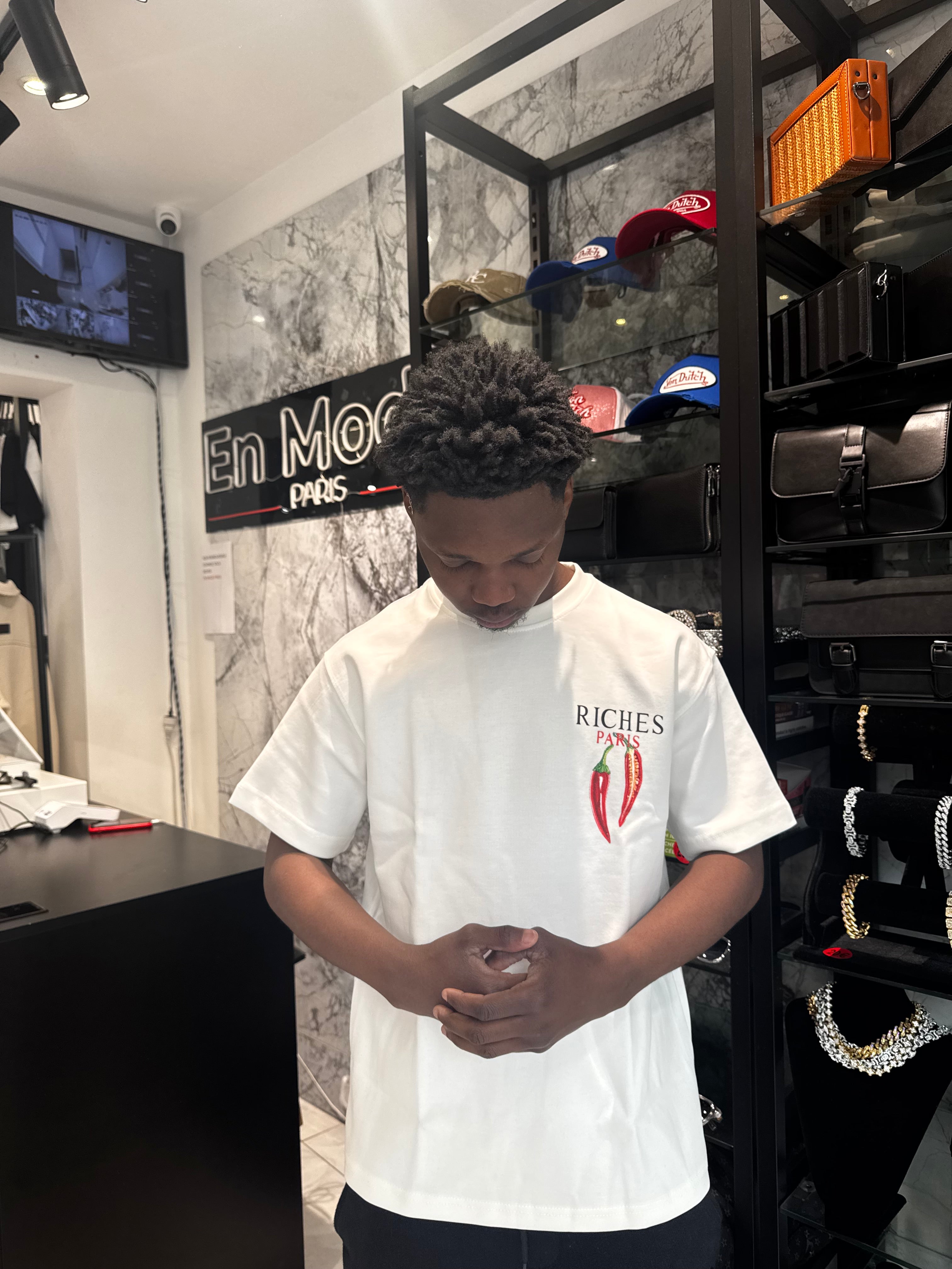 T-shirt Riches Paris Blanc 31