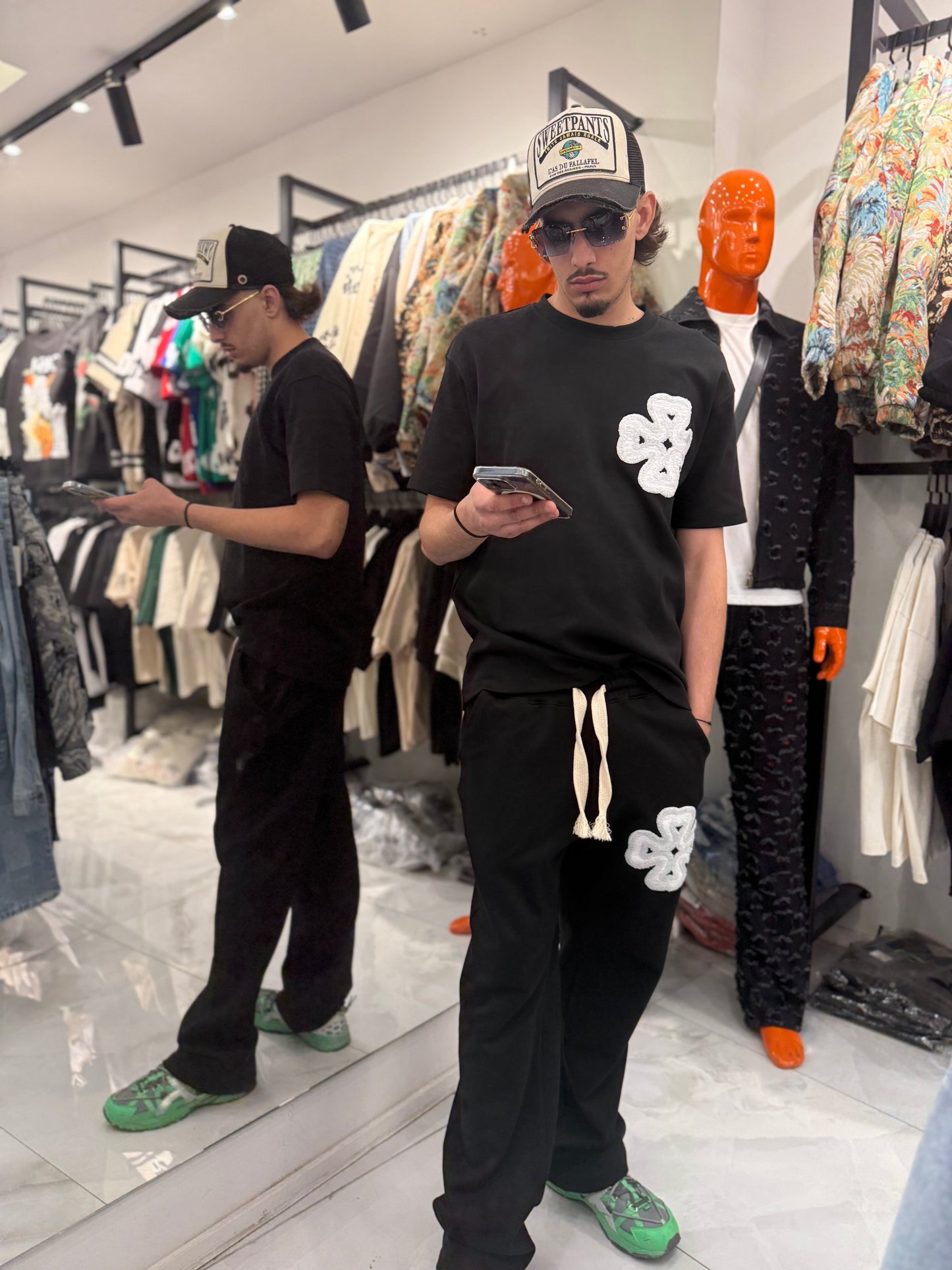 Ensemble Chill Flower Noir