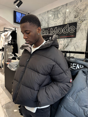 Doudoune Crope Noir