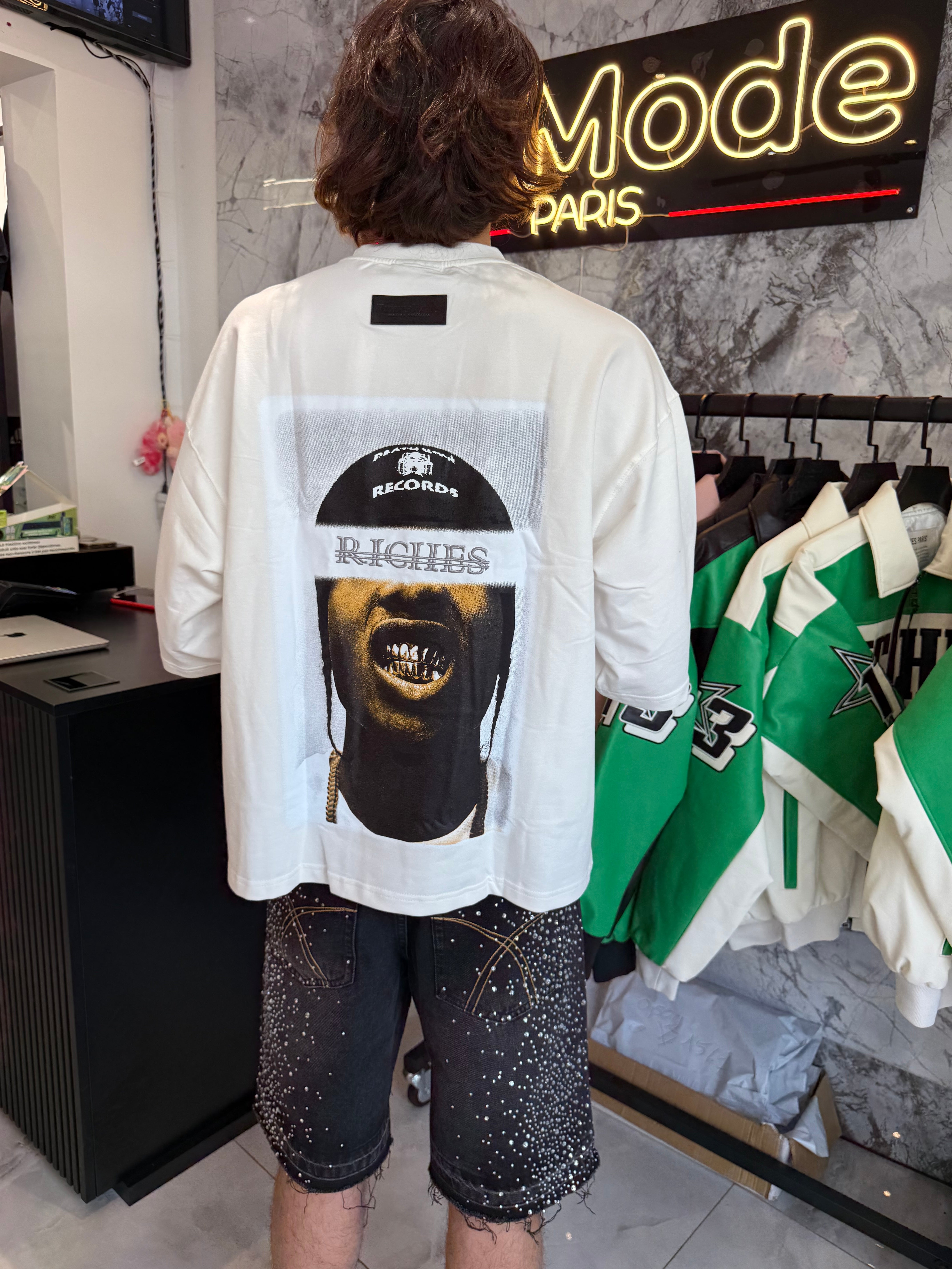 T shirt Asap Riches Blanc