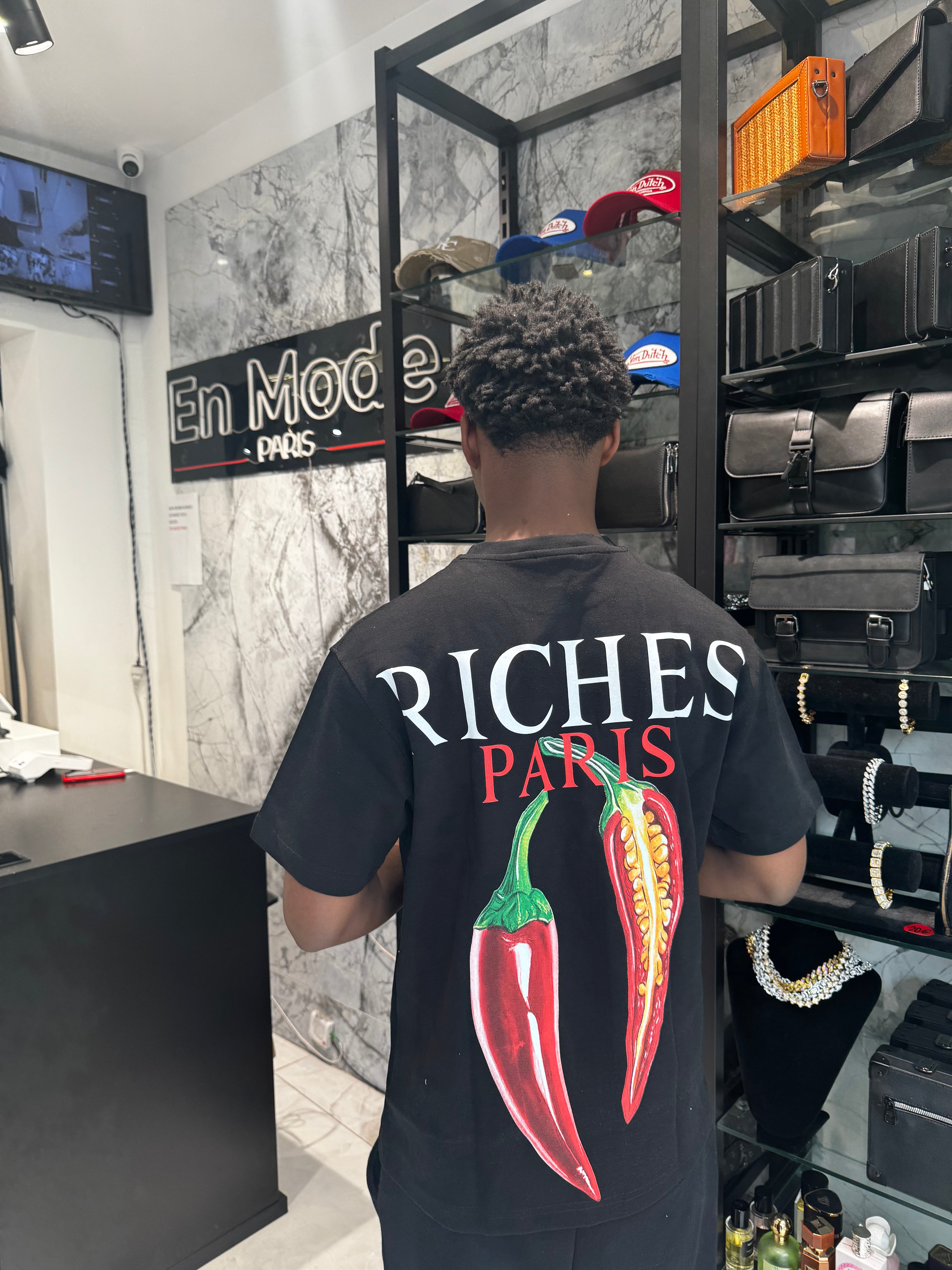 T-shirt Riches Paris Noir 32