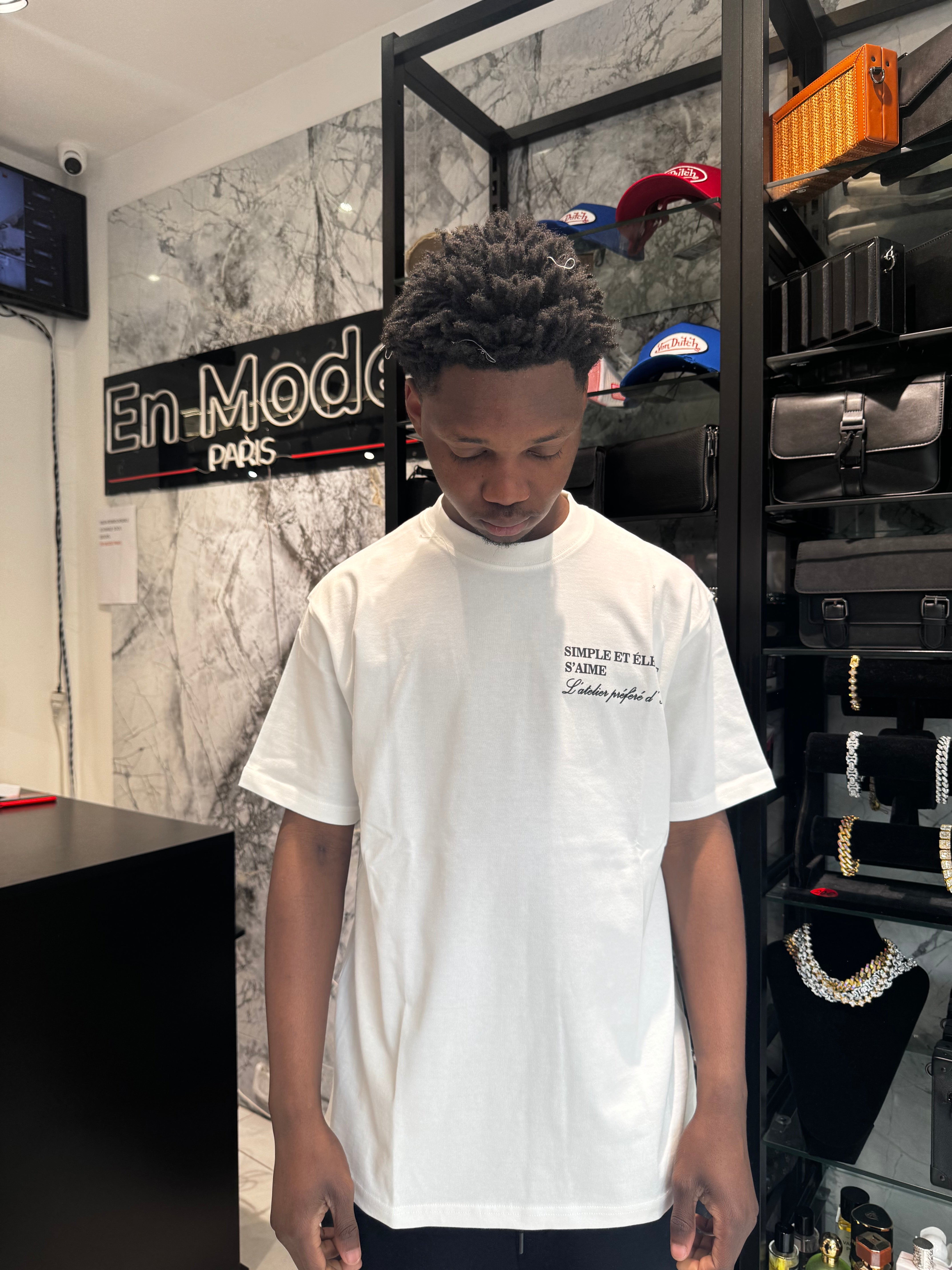 T-shirt Élégant Beige